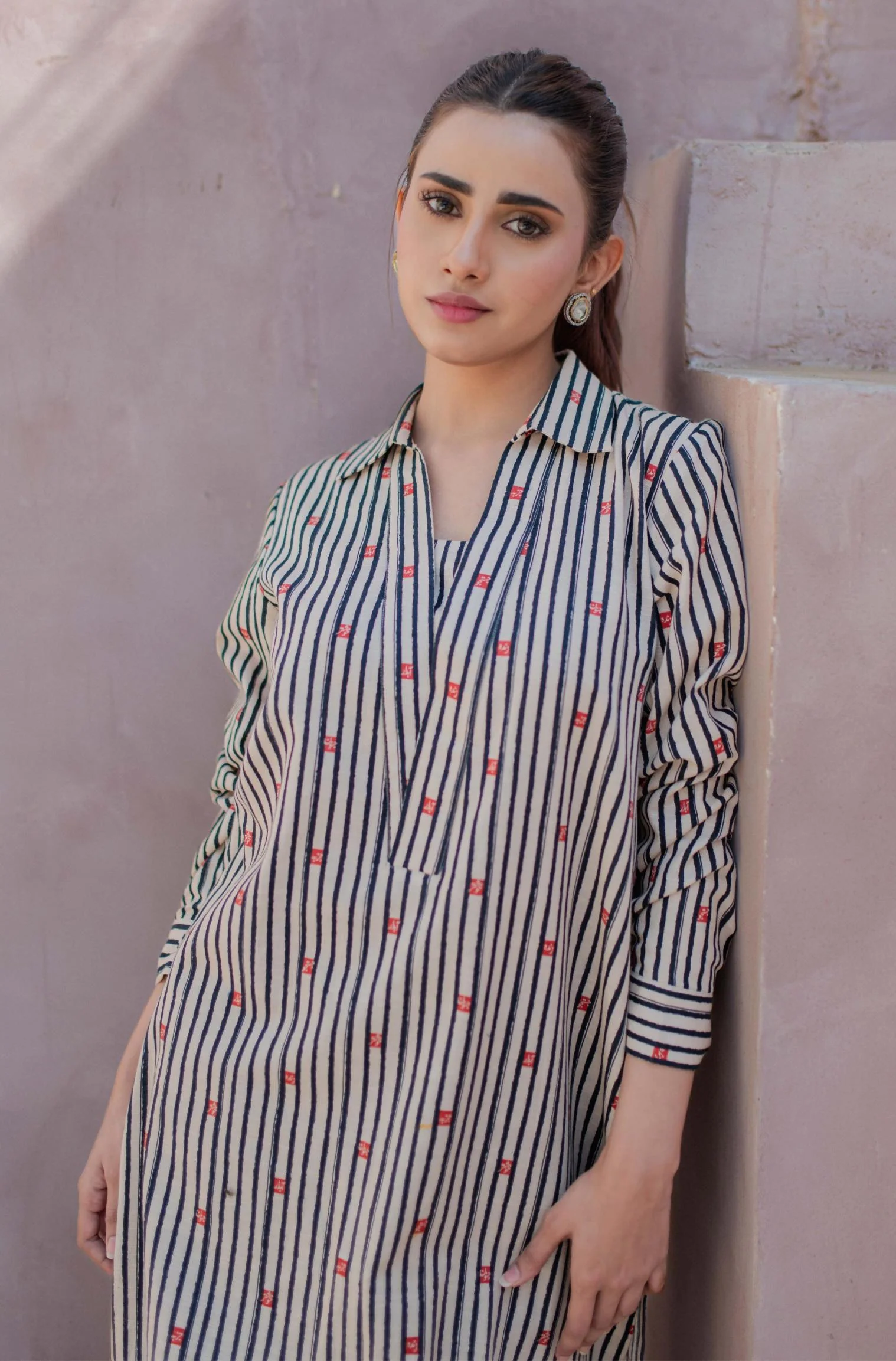 Alfaaz Kurta - Beige - Image 4