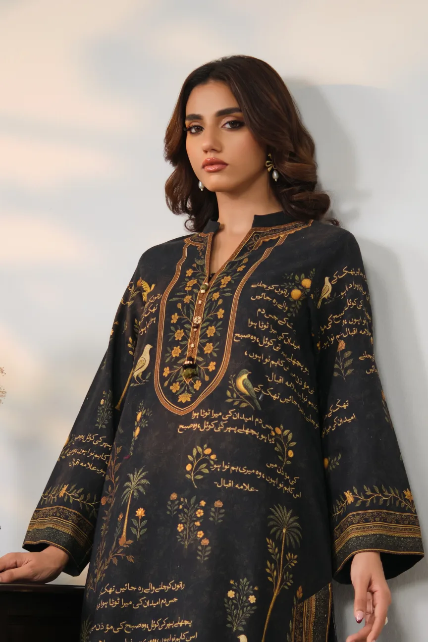 Anjuman Kurta - Black - Image 5