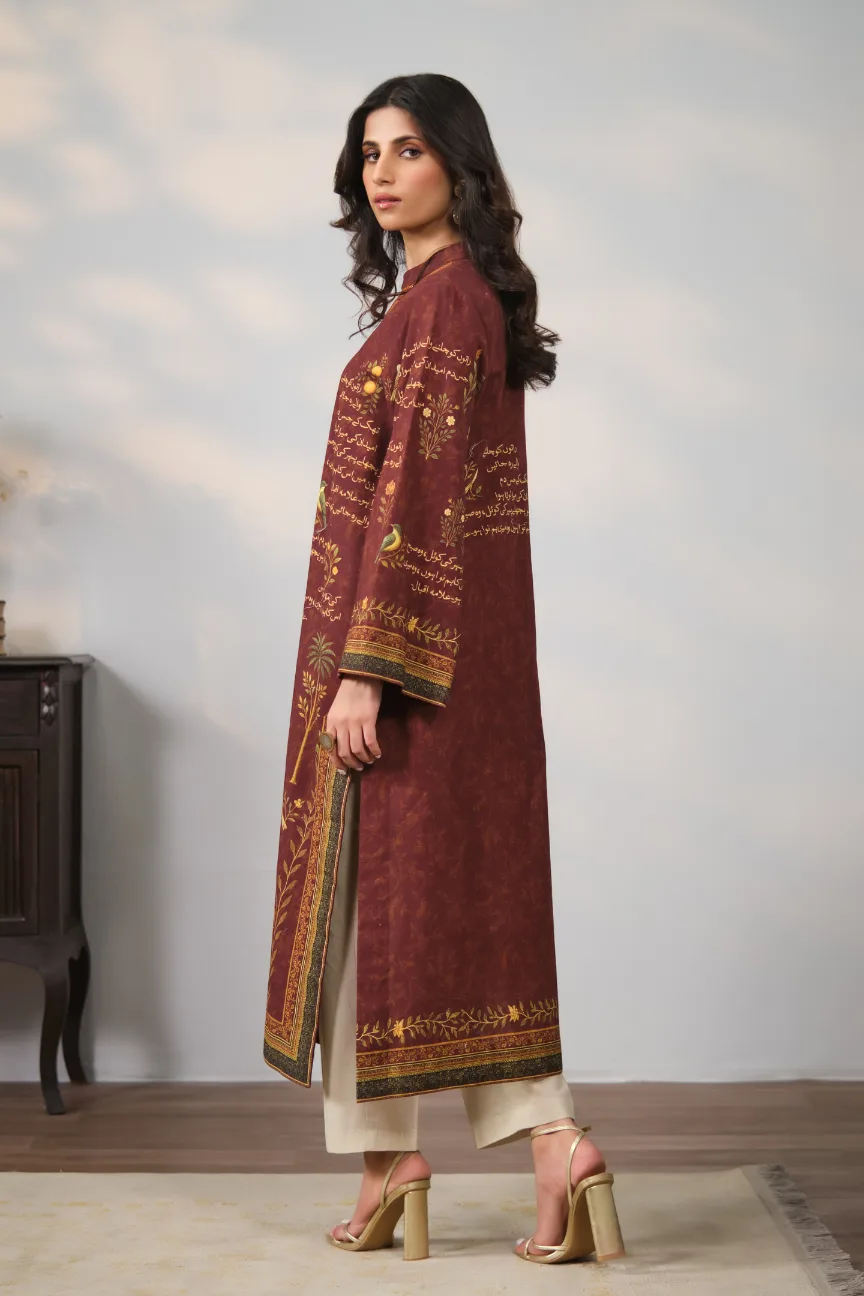 Anjuman Kurta - Red - Image 2