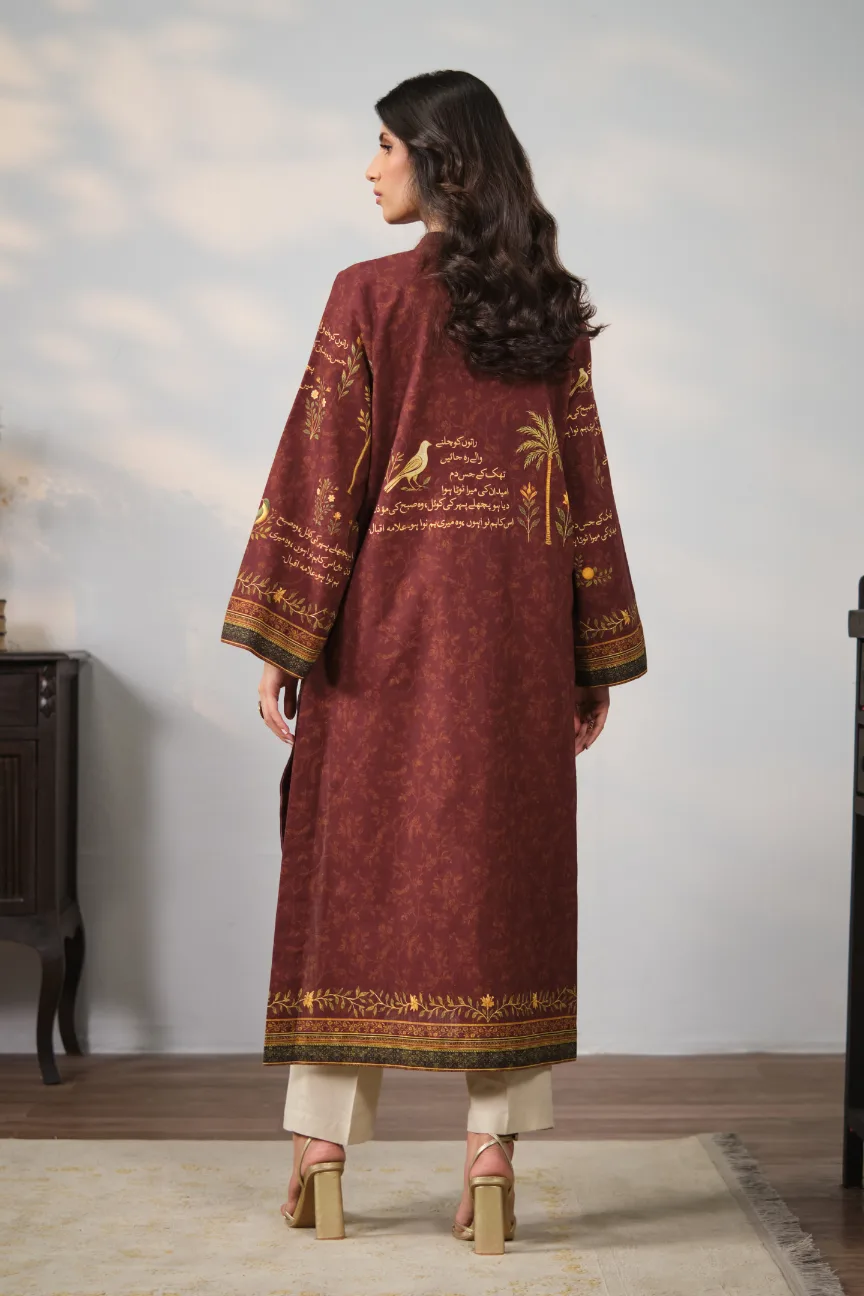 Anjuman Kurta - Red - Image 3