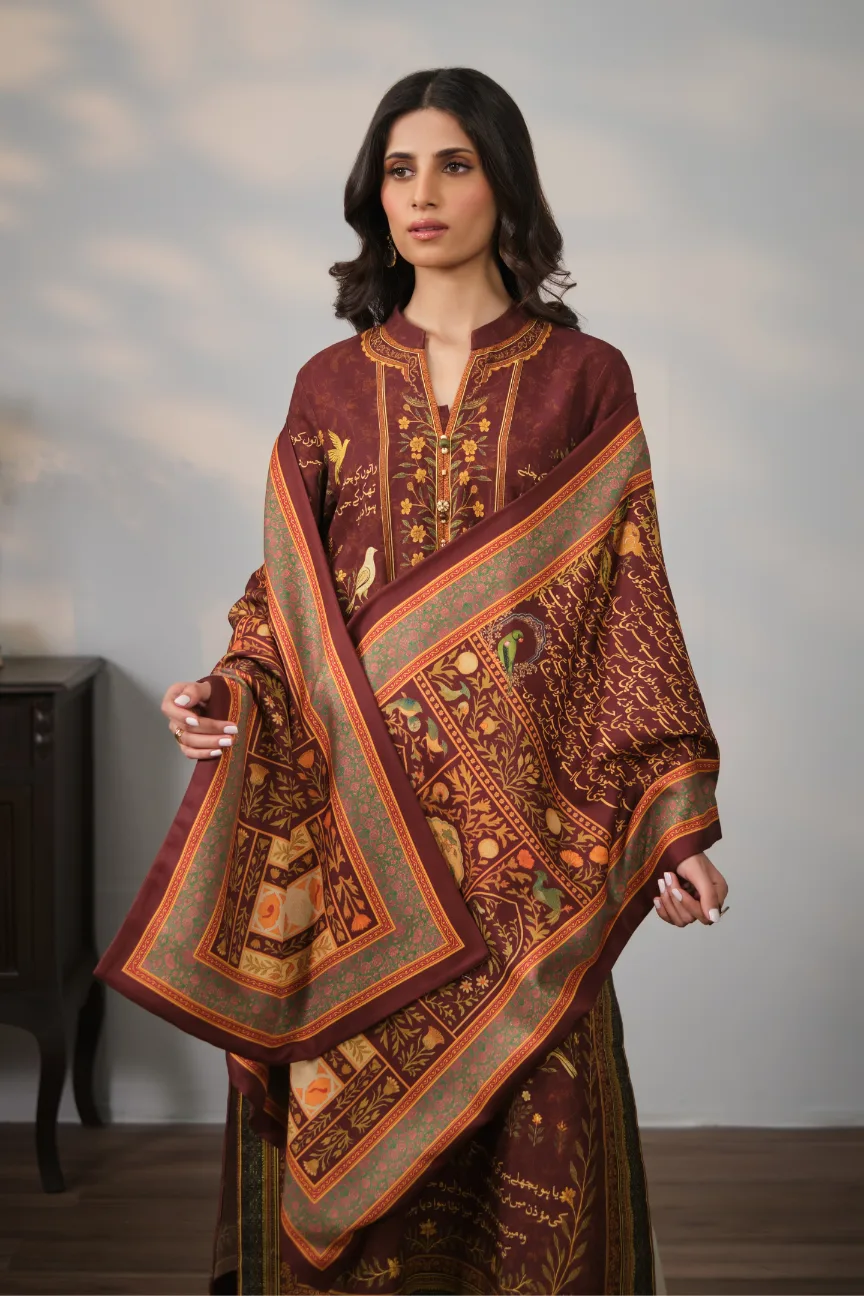 Anjuman Kurta - Red - Image 7