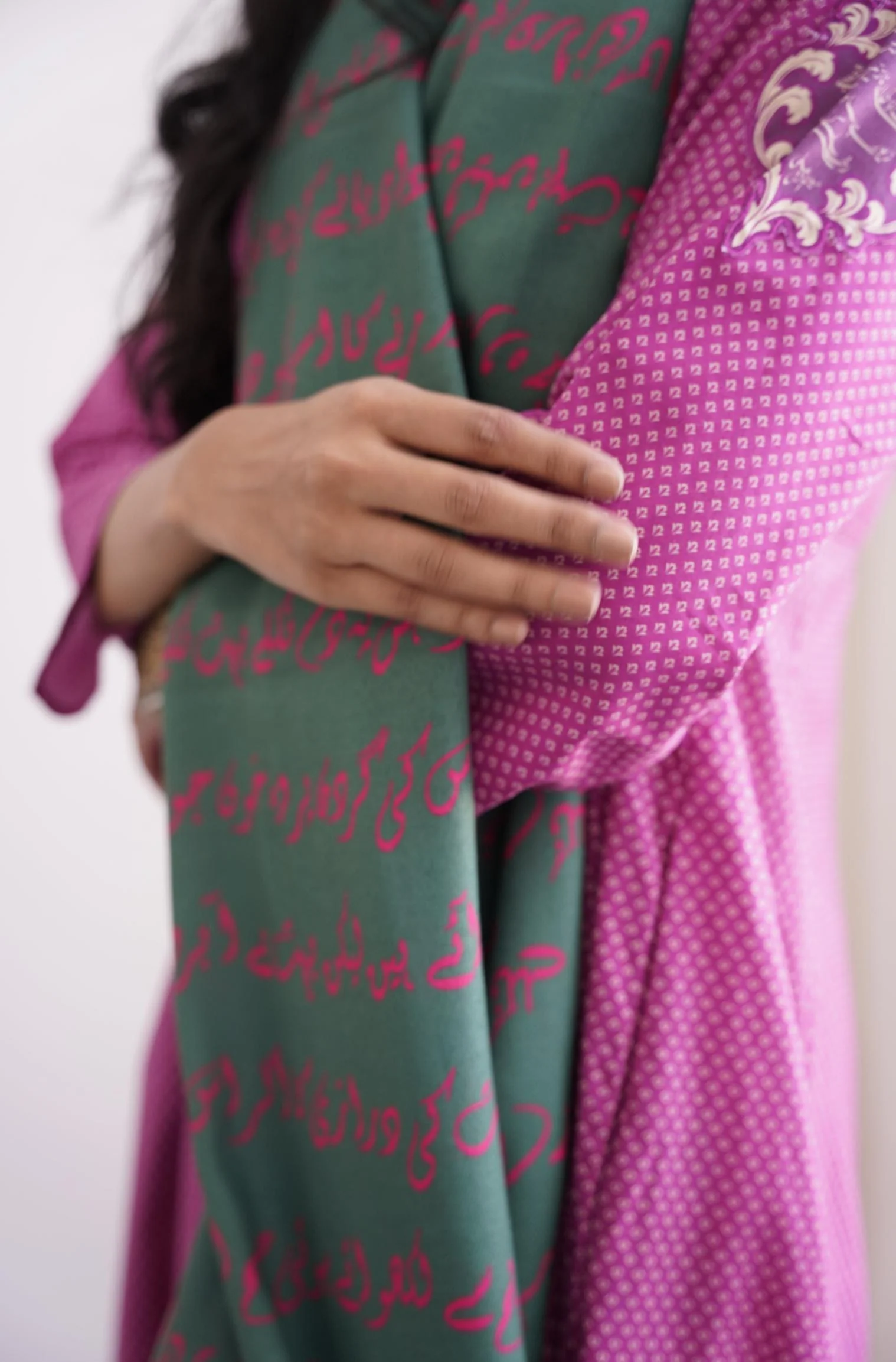 Armaan Stole - Deep Green - Image 4