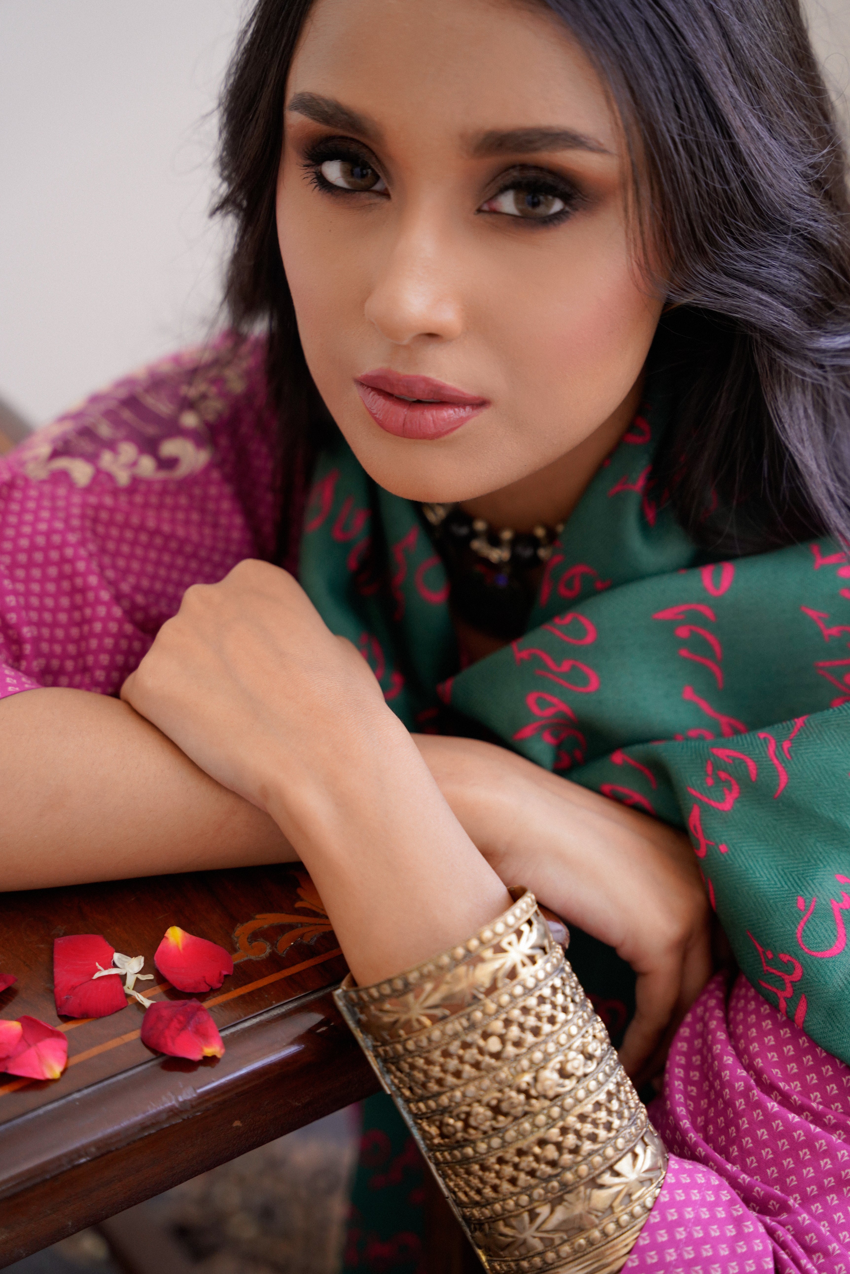 Armaan Stole - Deep Green - Image 5