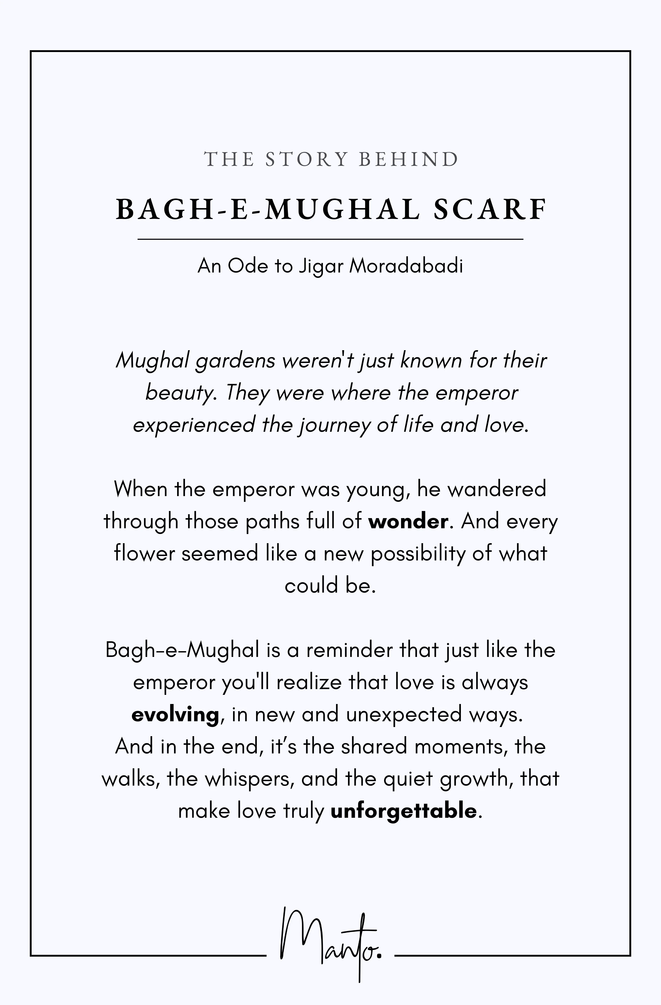 Bagh-e-Mughal Scarf - Green - Image 5