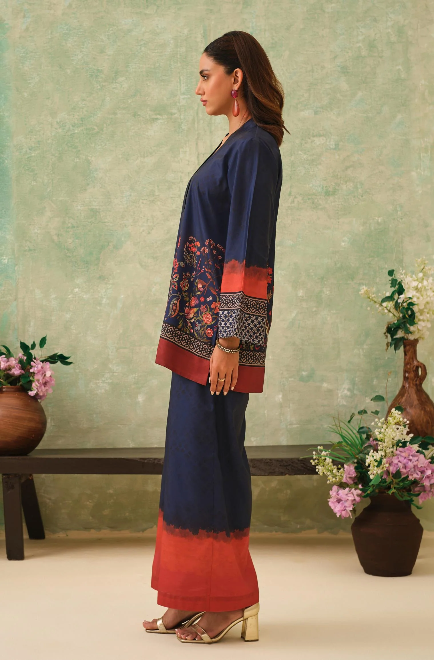 Bahaar Co-Ord Set - Twilight Blue - Image 4