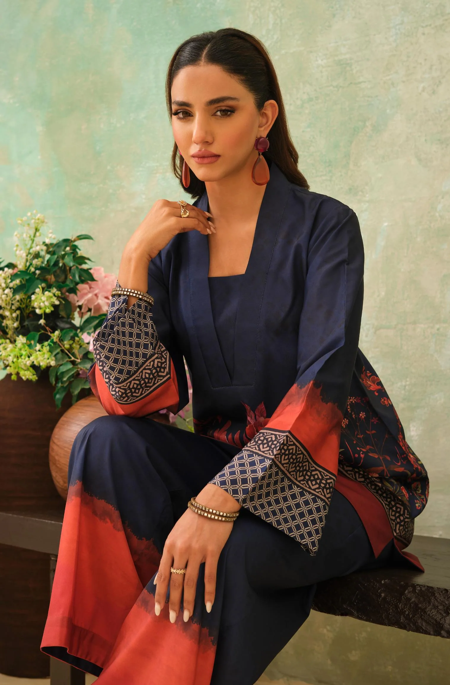 Bahaar Co-Ord Set - Twilight Blue - Image 5