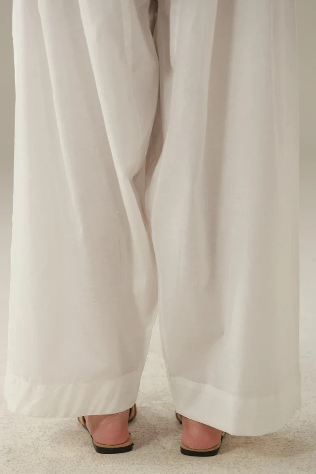 Basic Shalwar - White - Image 2