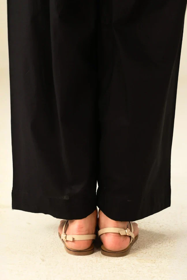 Basic Shalwar - Black - Image 3