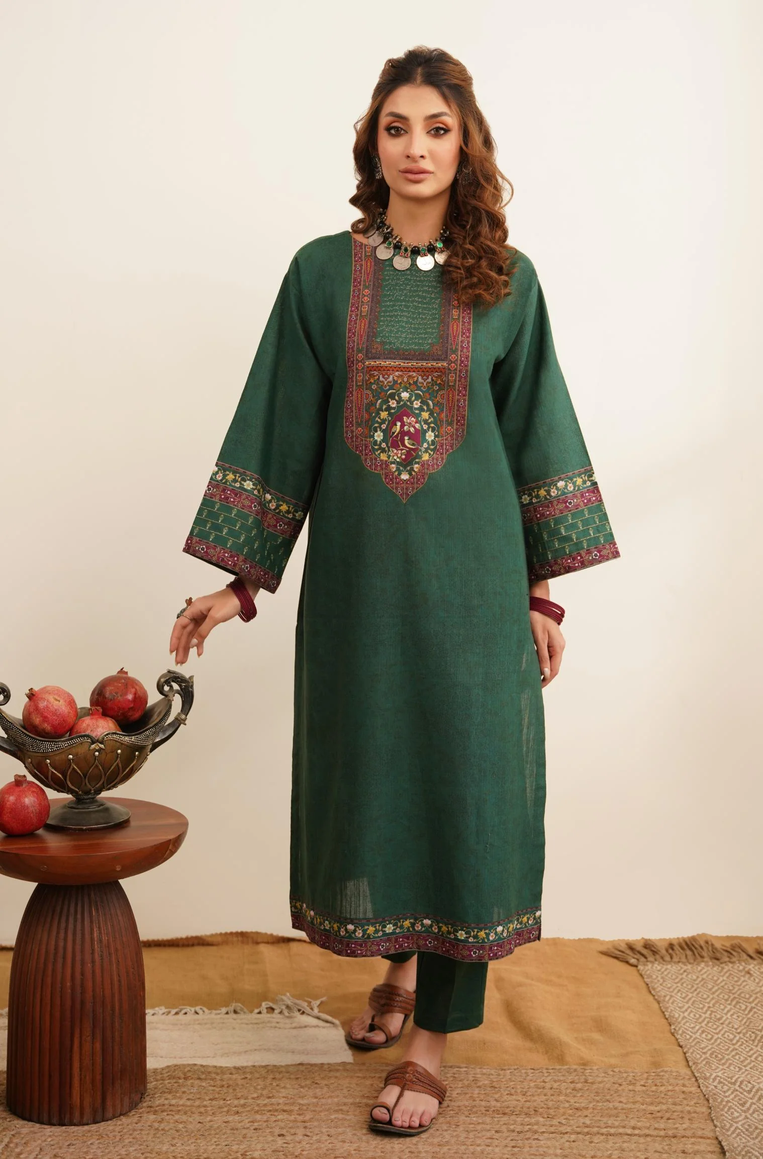 Bulbul Co-Ord Set - Green
