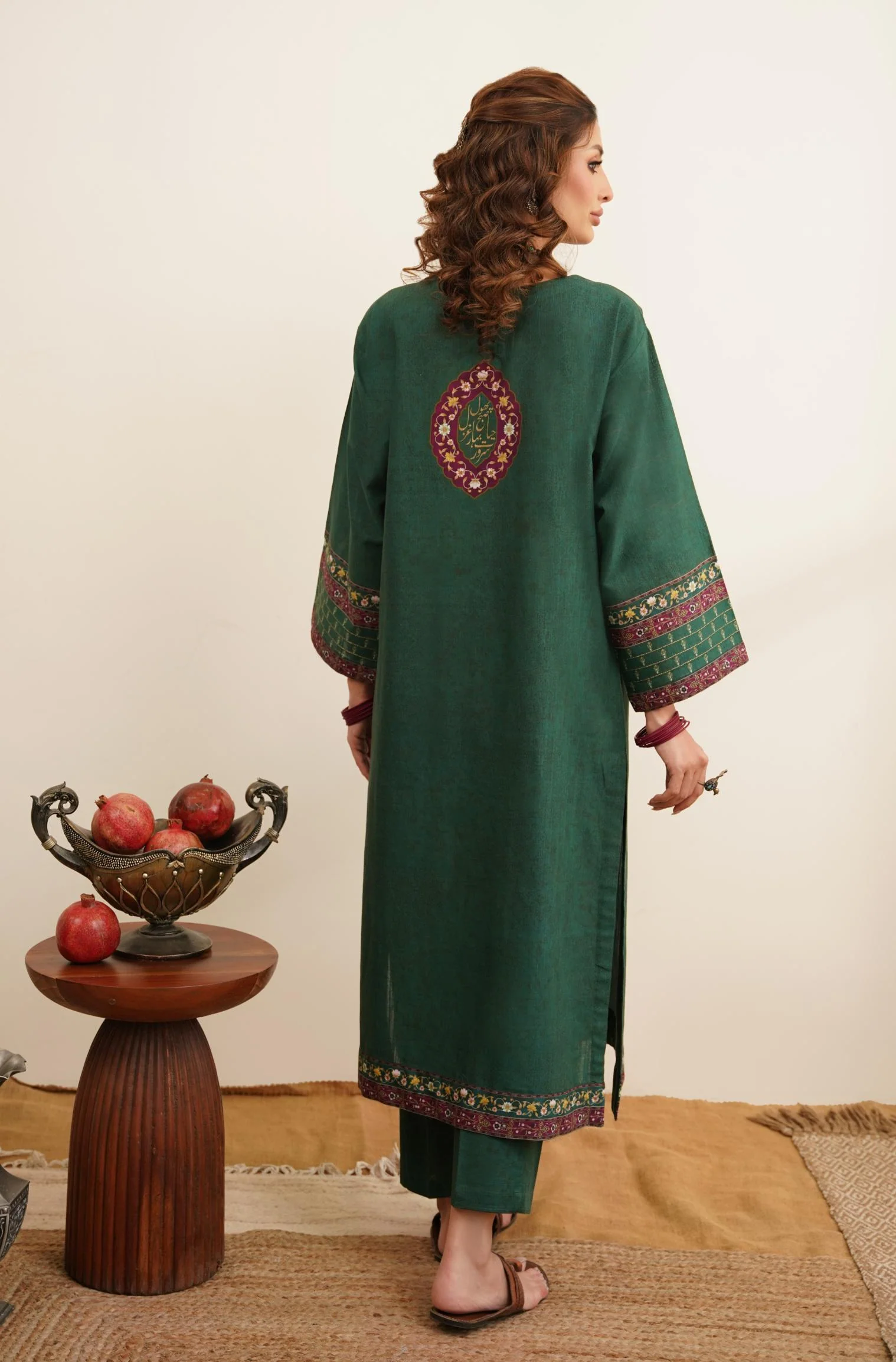 Bulbul Co-Ord Set - Green - Image 3