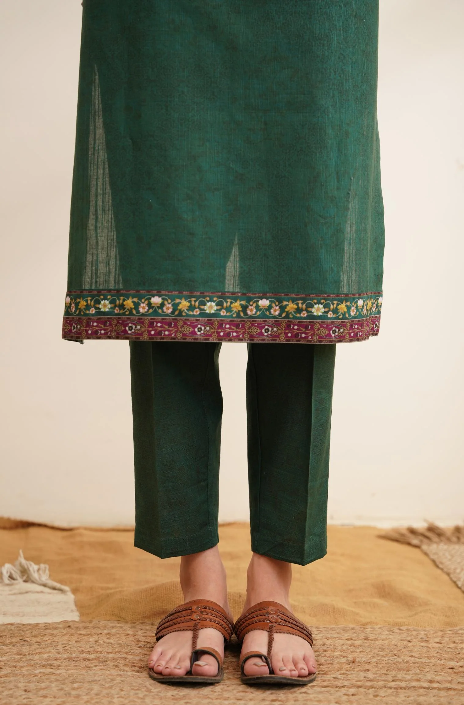 Bulbul Co-Ord Set - Green - Image 5