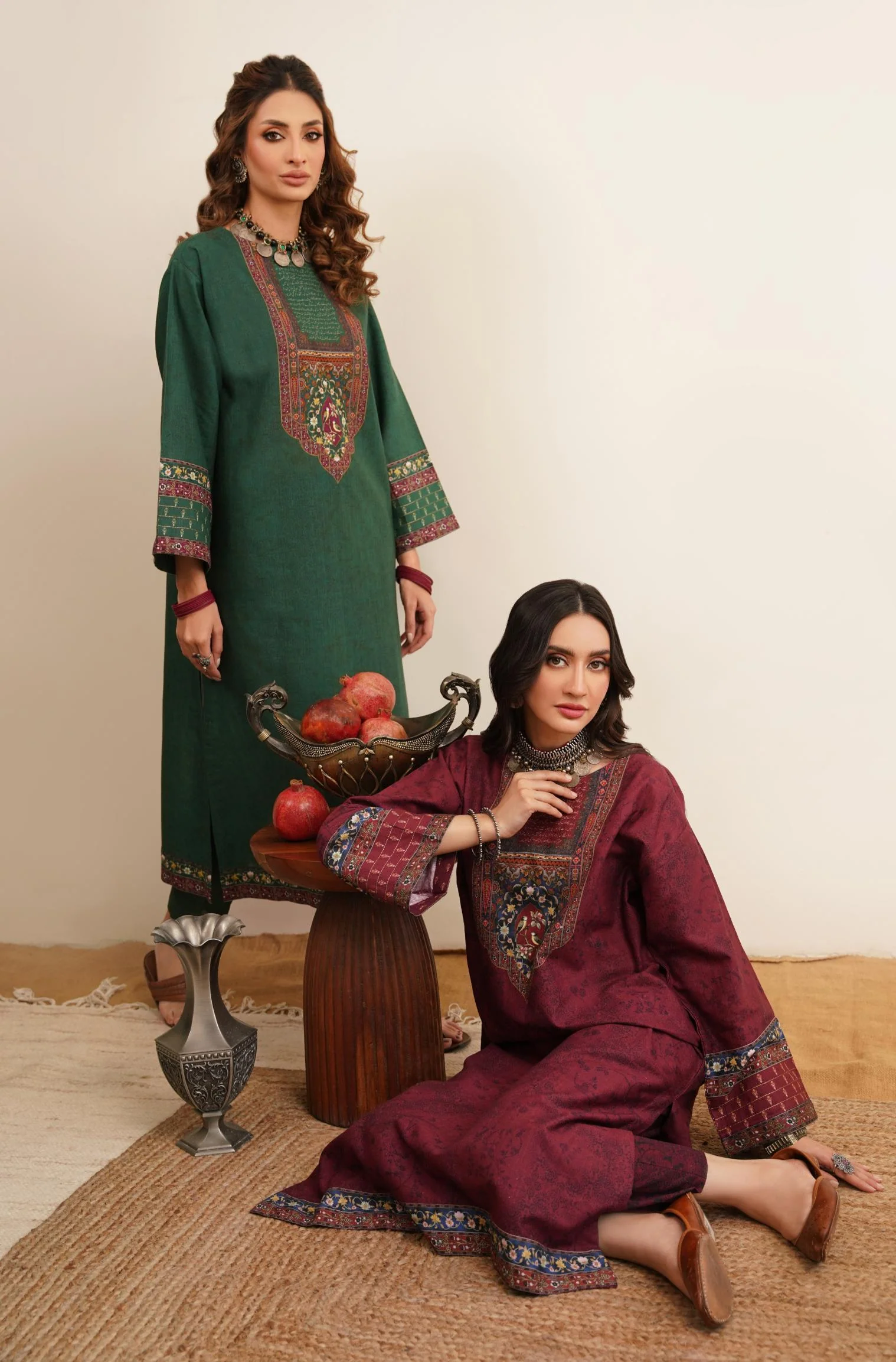 Bulbul Co-Ord Set - Green - Image 7