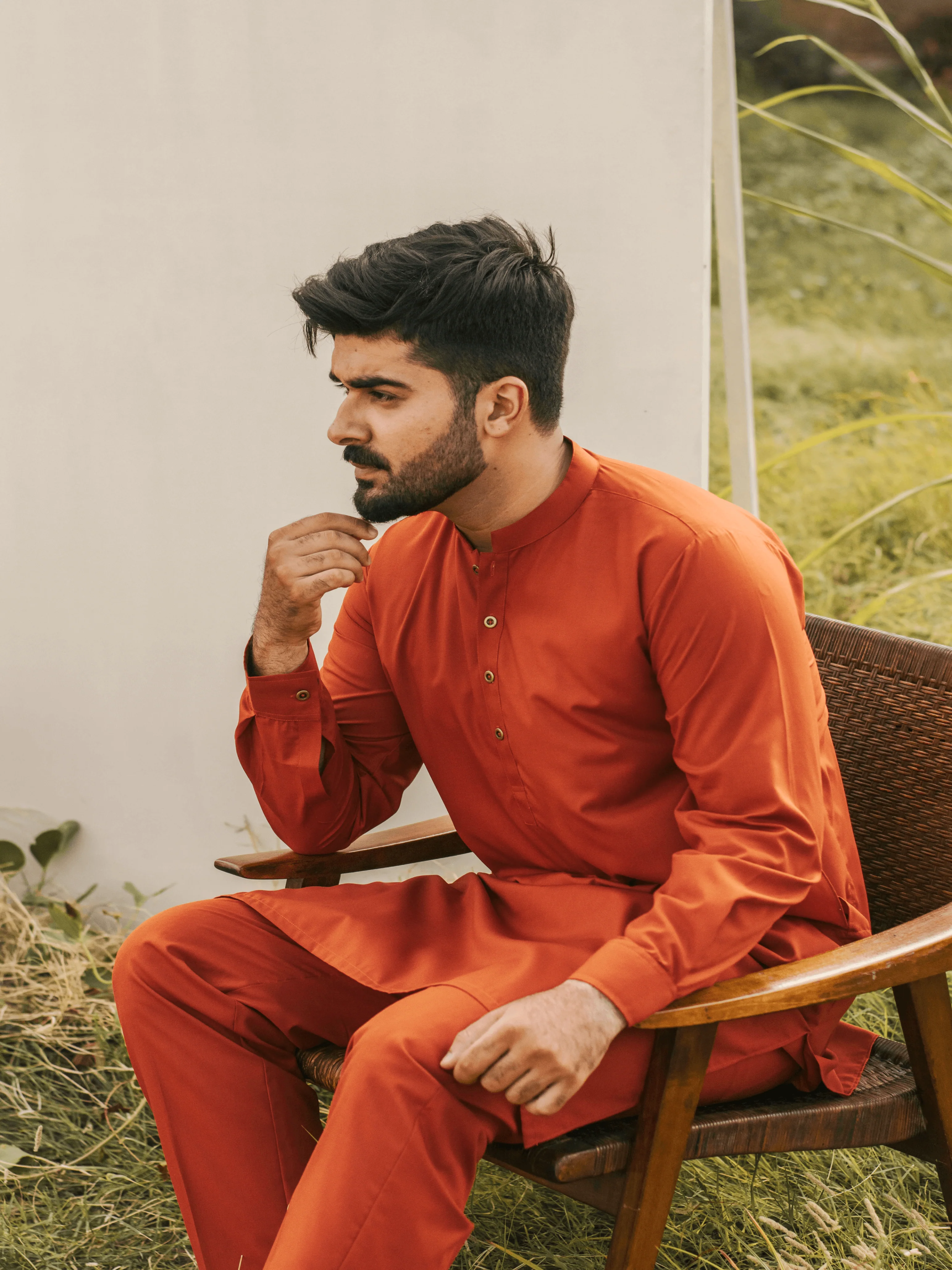 Burnt Orange - Sherwani (Men) - Image 3