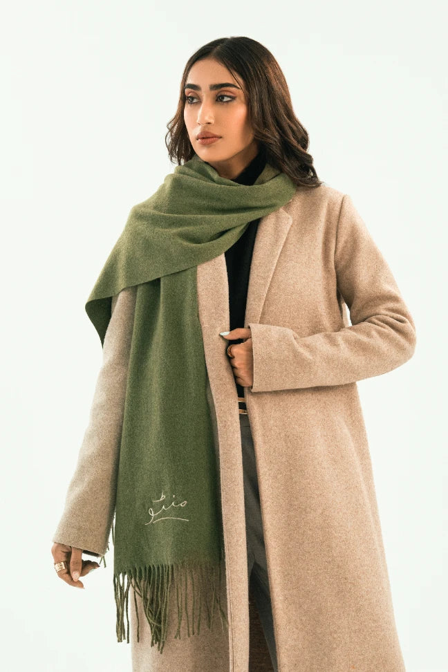 Cashmere Stole - Matcha Green - Image 5