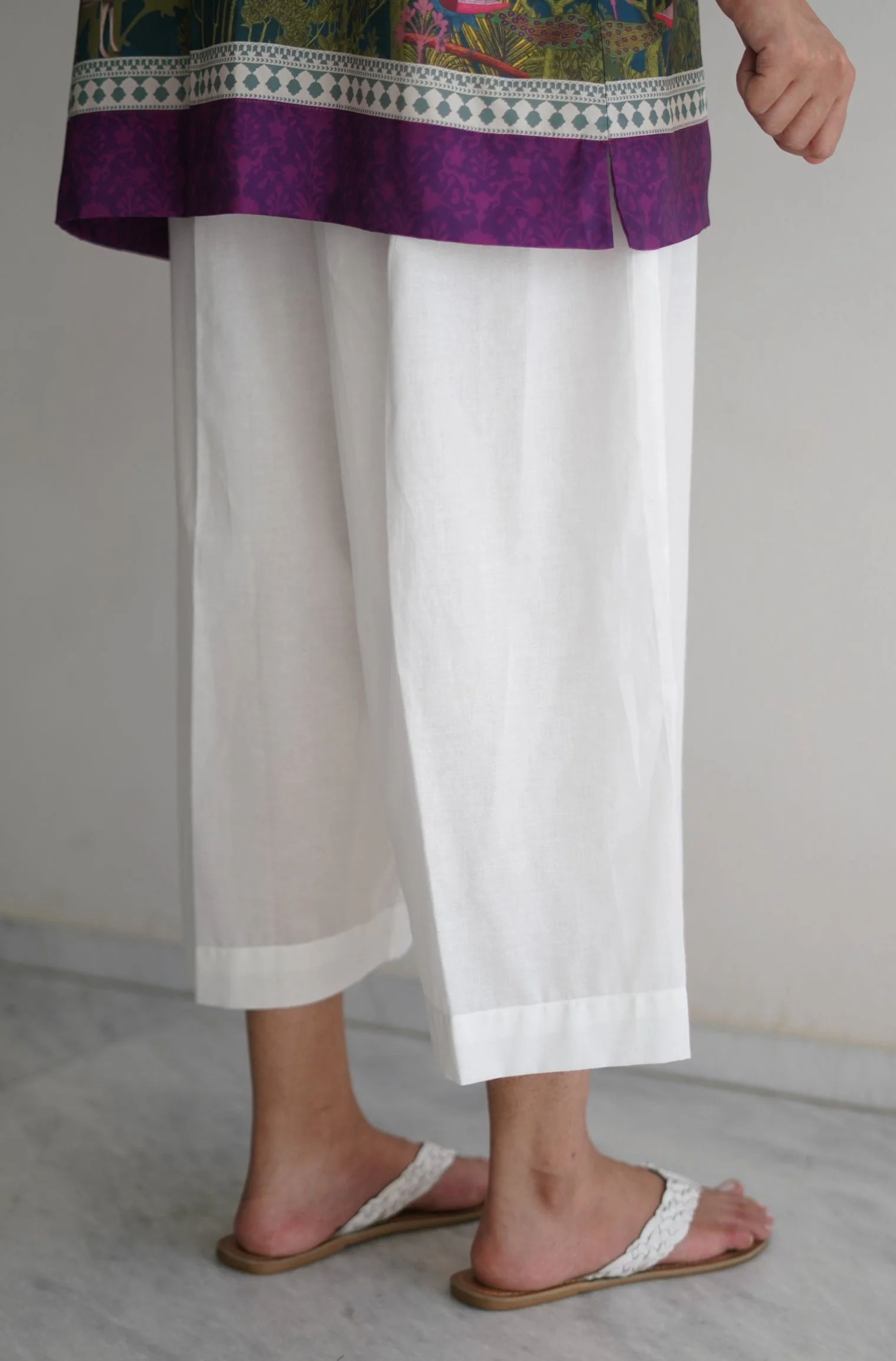 Culotte Pants - White - Image 3