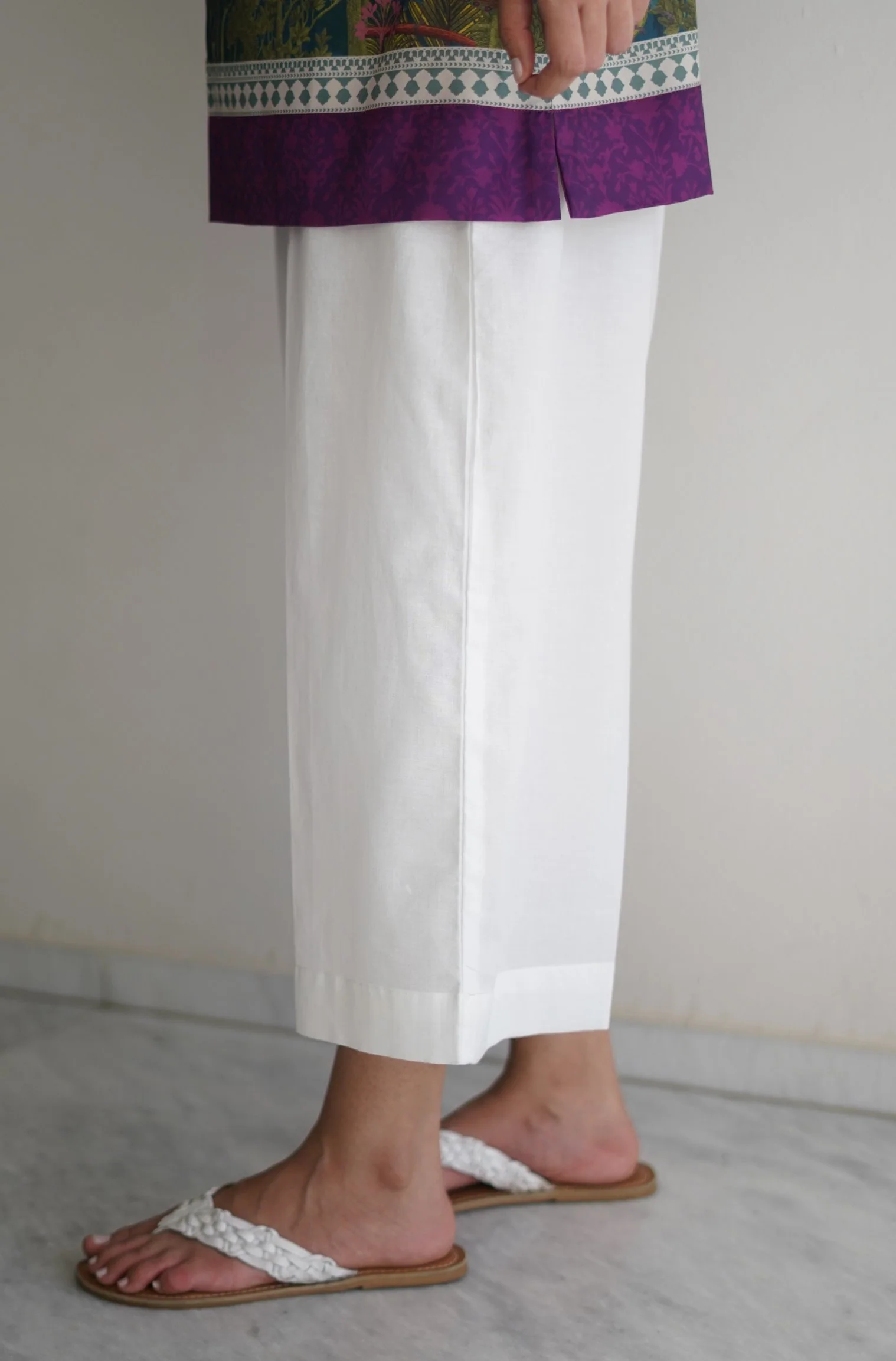 Culotte Pants - White - Image 4
