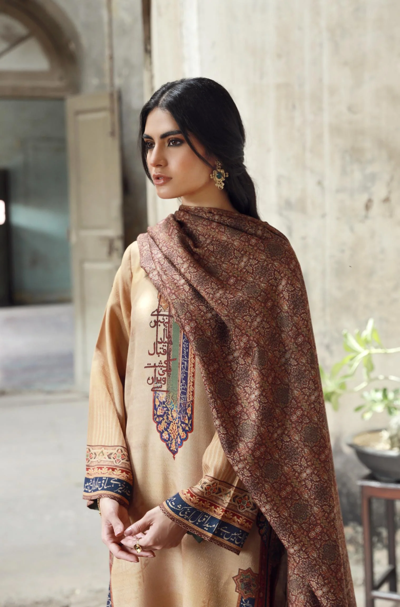 Dasht Co-ord Set - Shades of Sand - Image 5