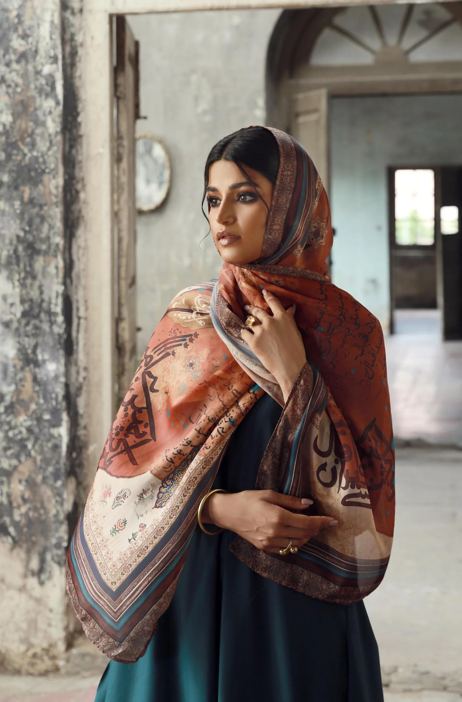 Dasht Scarf - Rust