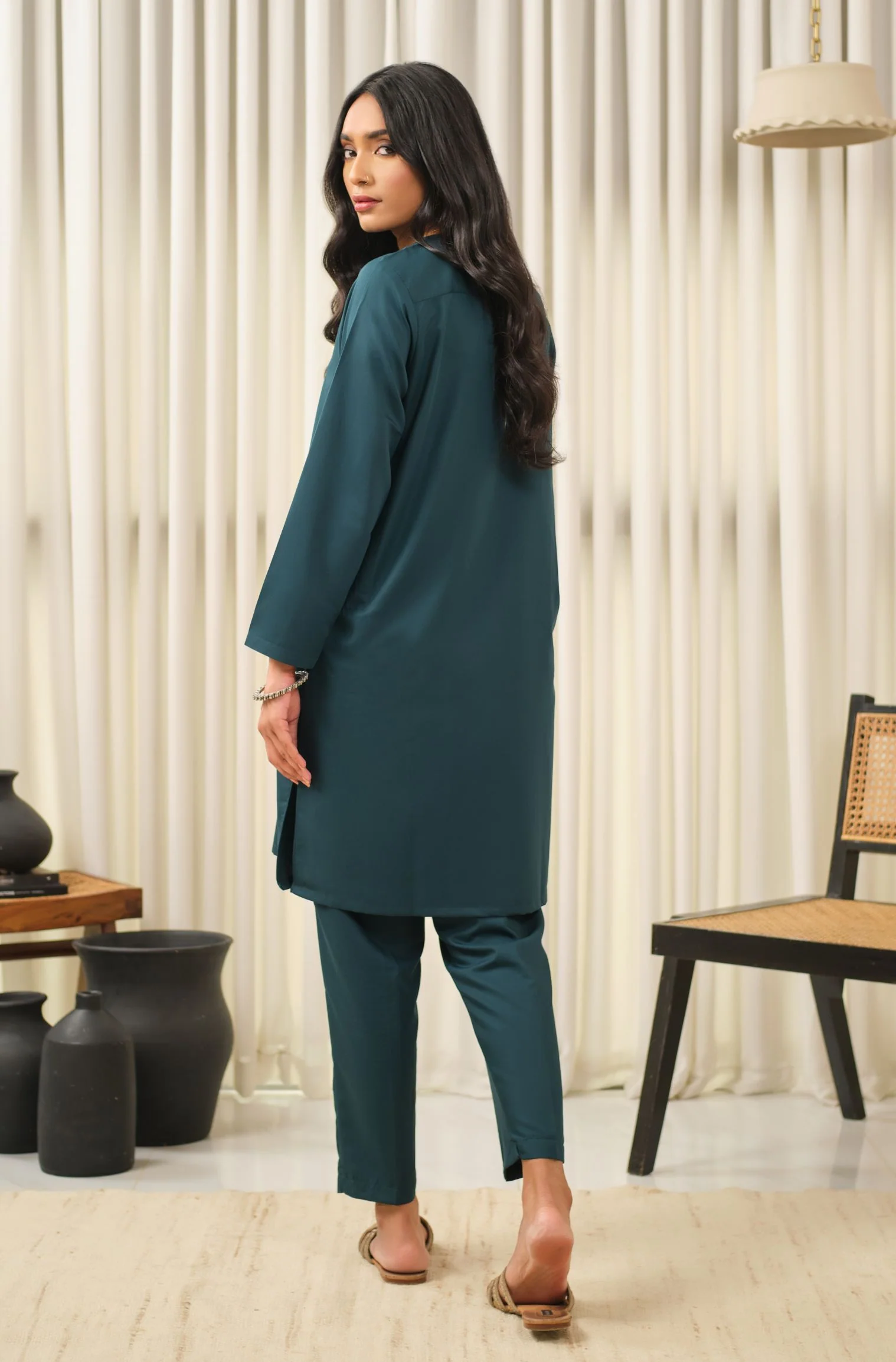 Deep Teal Lucknow (Women) - Image 3