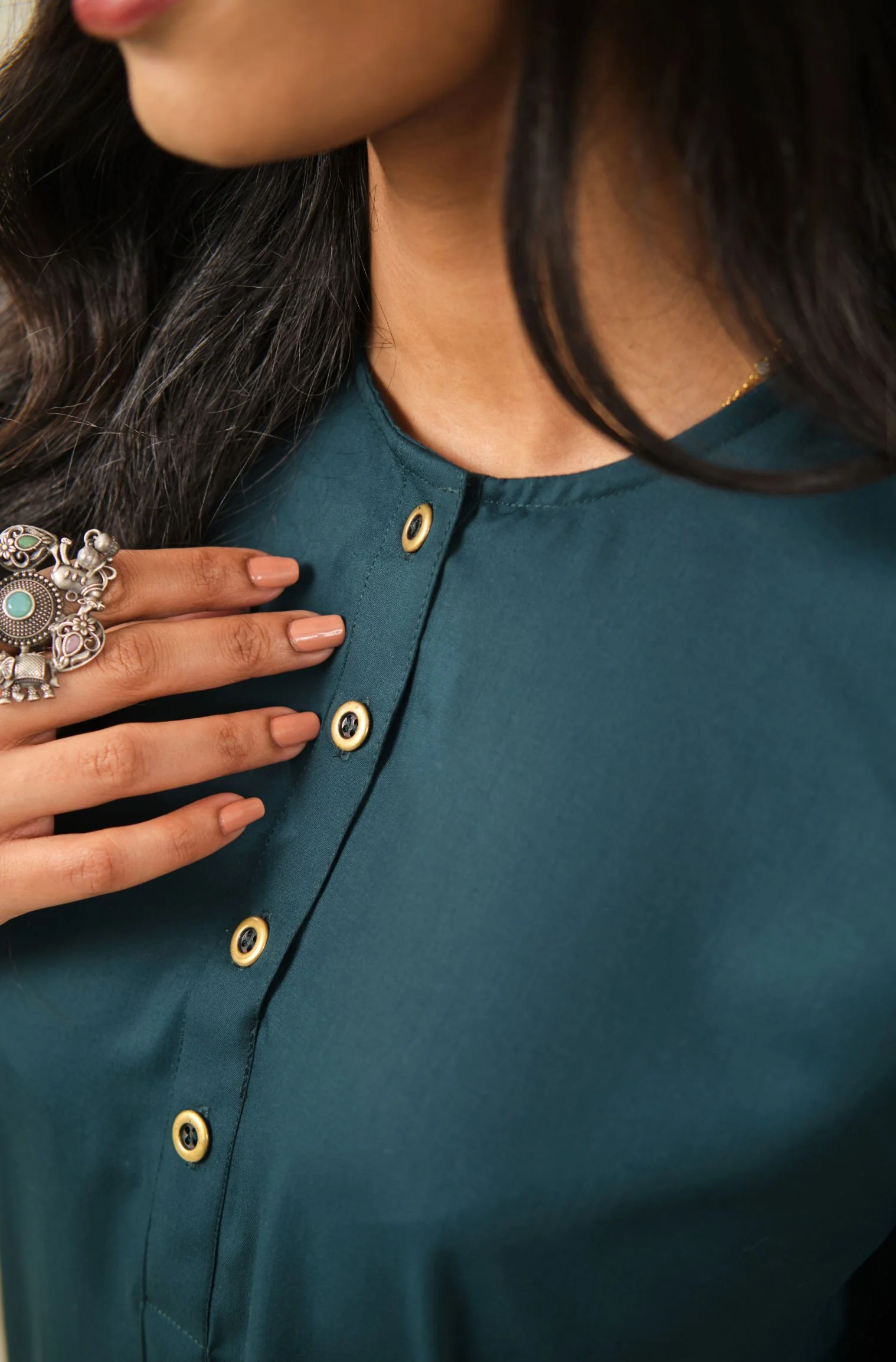 Deep Teal Lucknow (Women) - Image 4