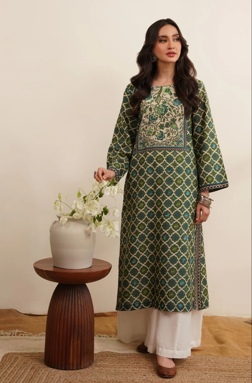 Dilkash Kurta - Green
