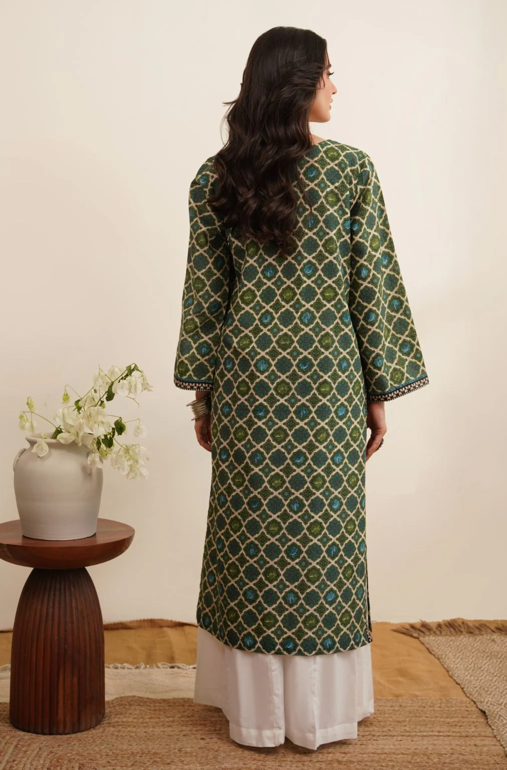 Dilkash Kurta - Green - Image 4