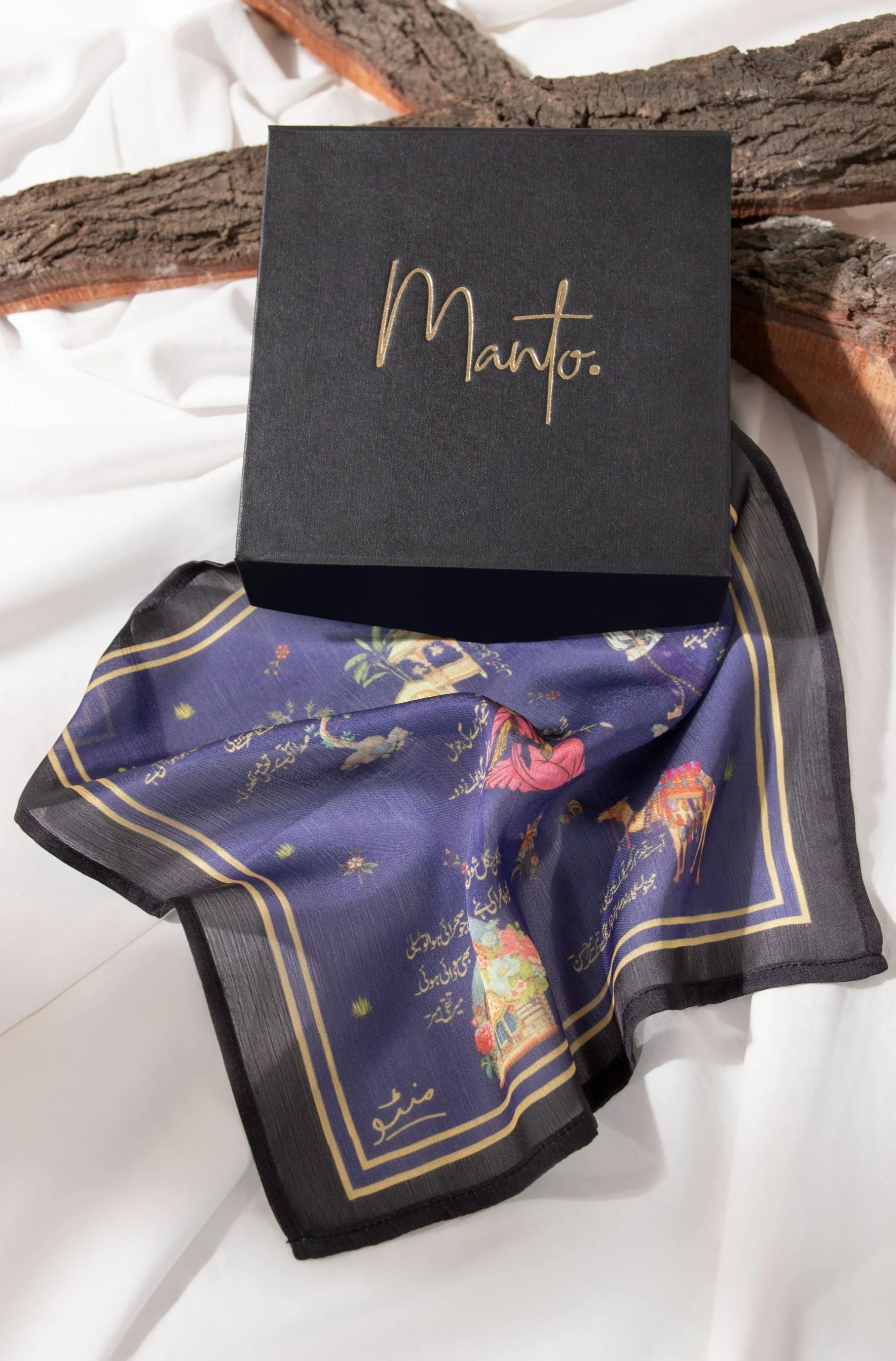 Blue Diwani - Pocket Square