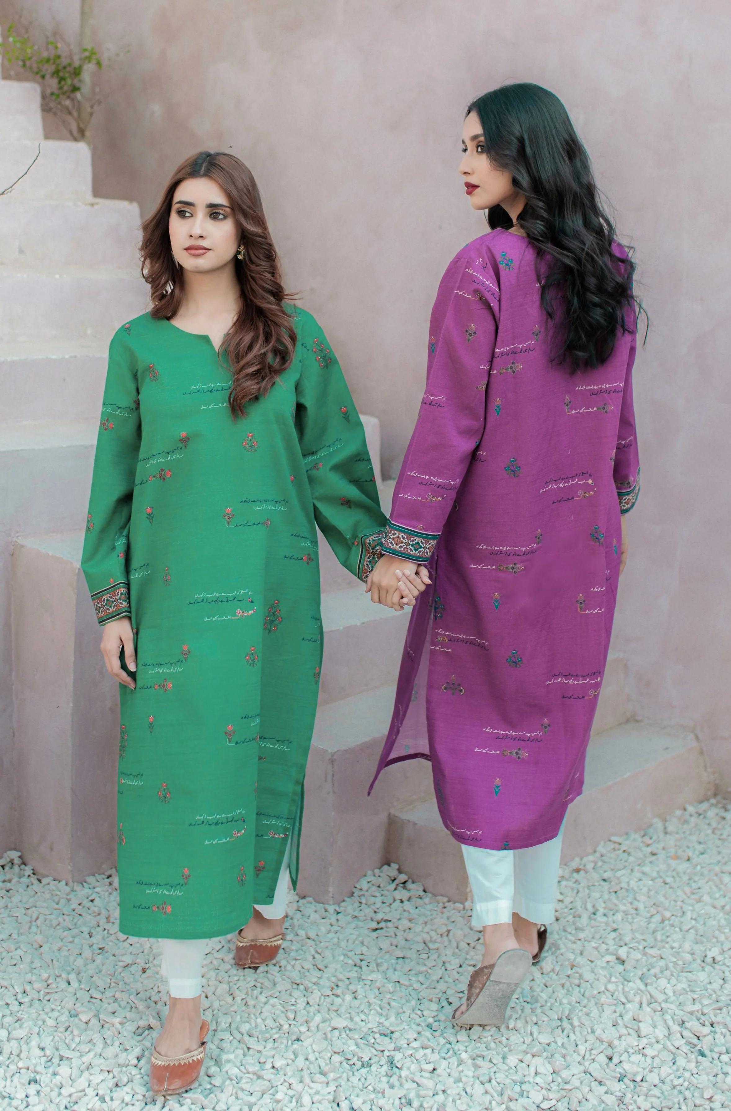 Fitoor Kurta - Green - Image 5
