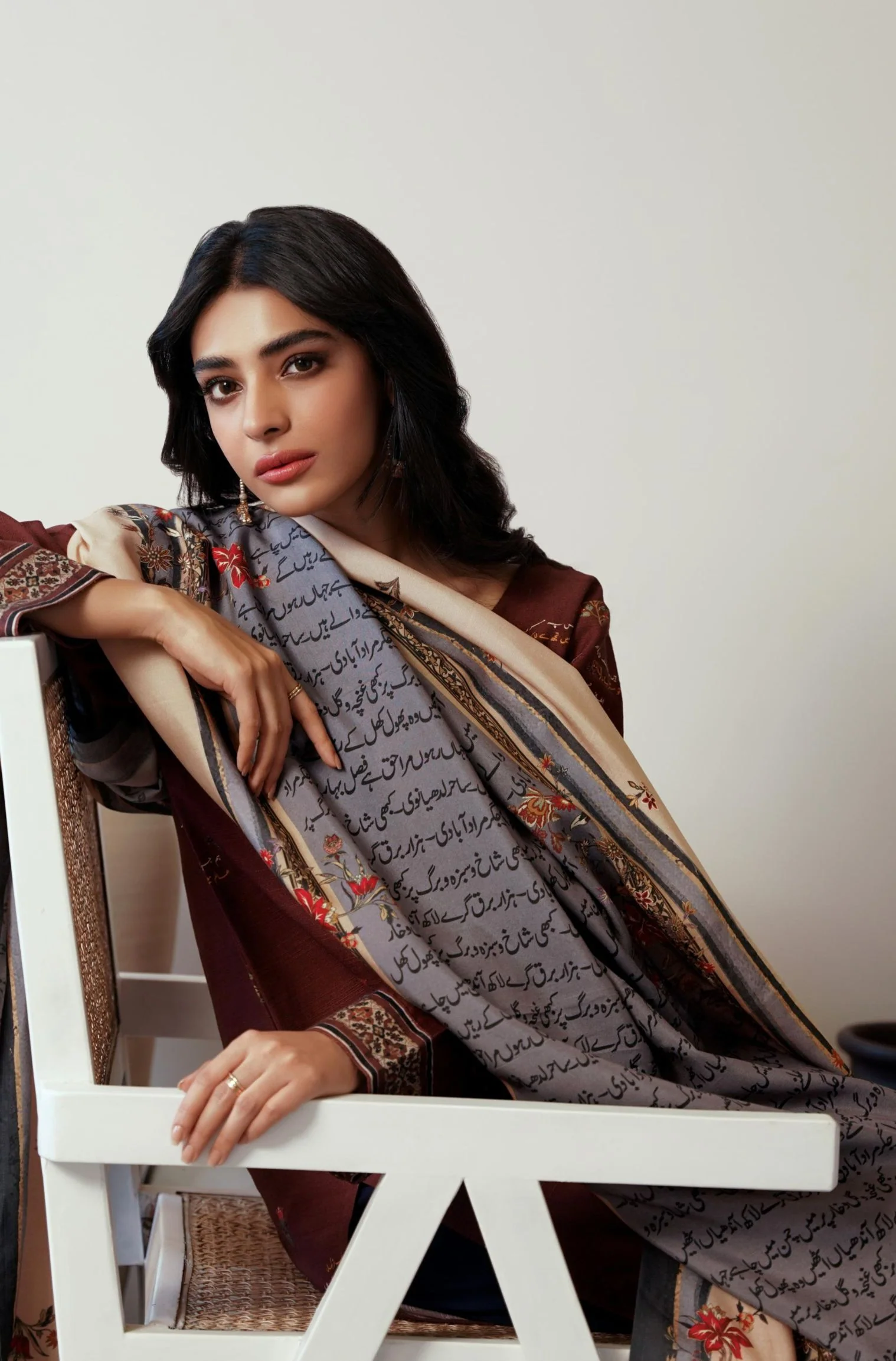 Fitoor Kurta - Maroon - Image 5