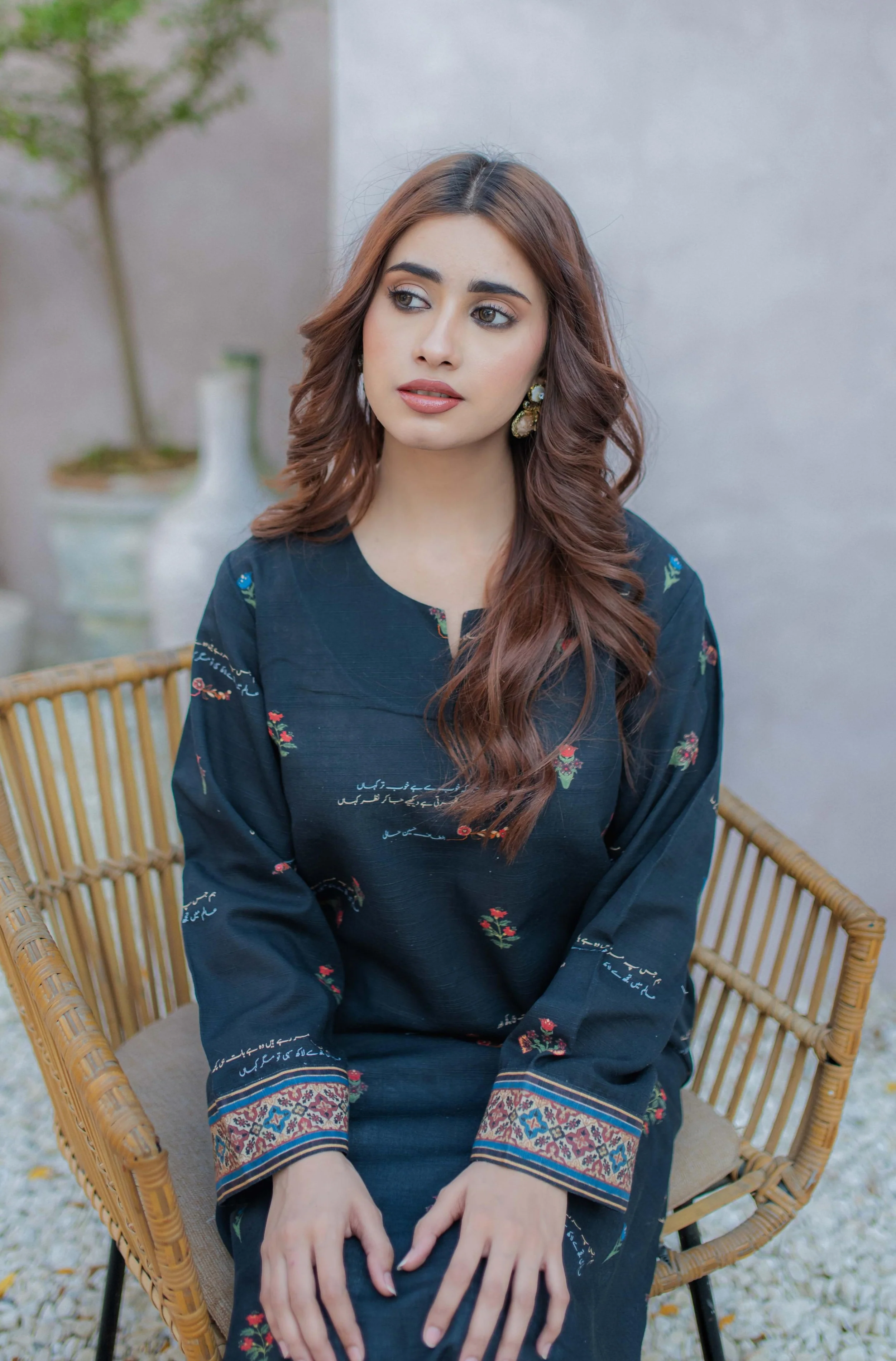 Fitoor Kurta - Black - Image 4