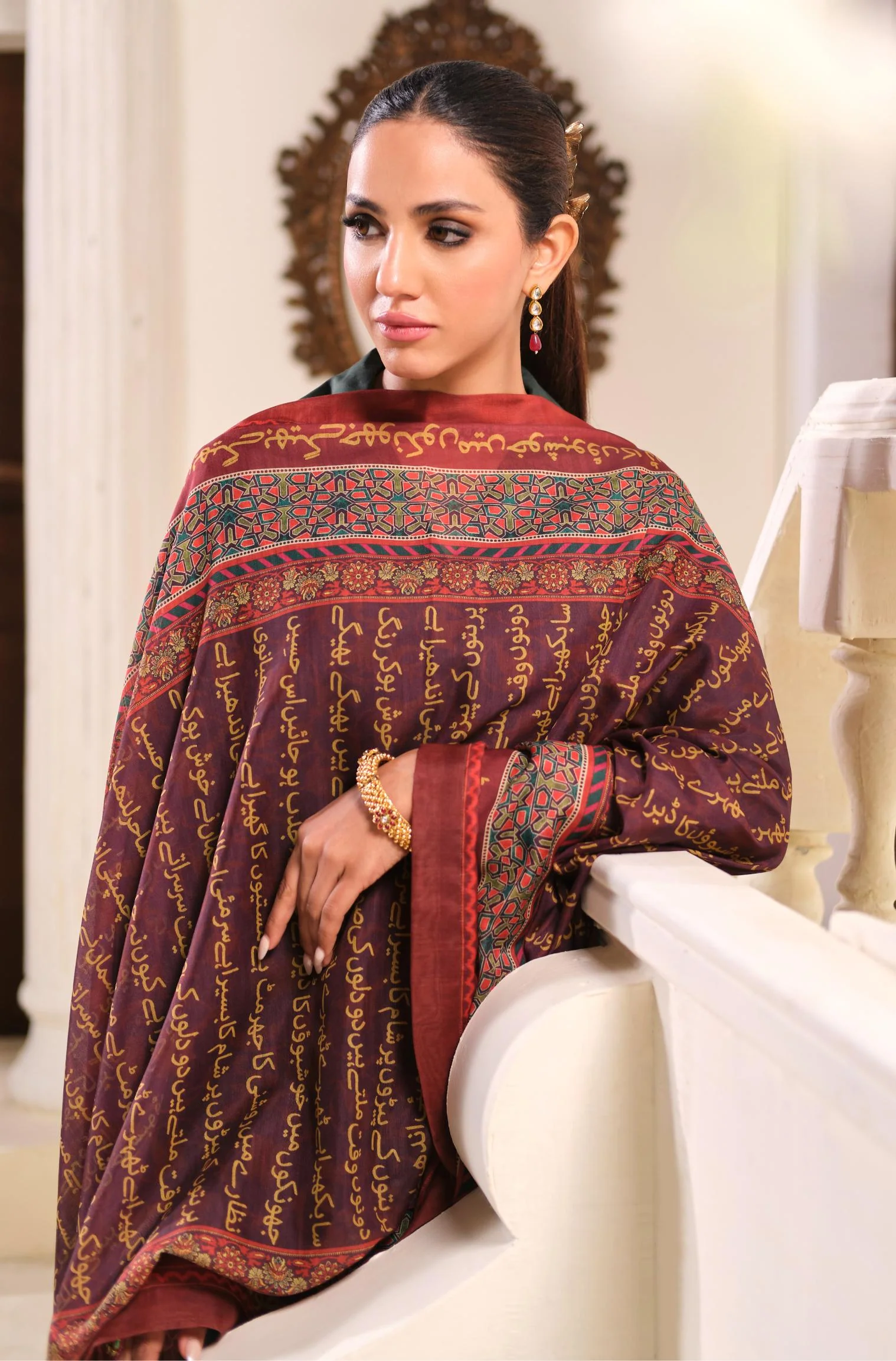 Geet Dupatta - Rust - Image 5
