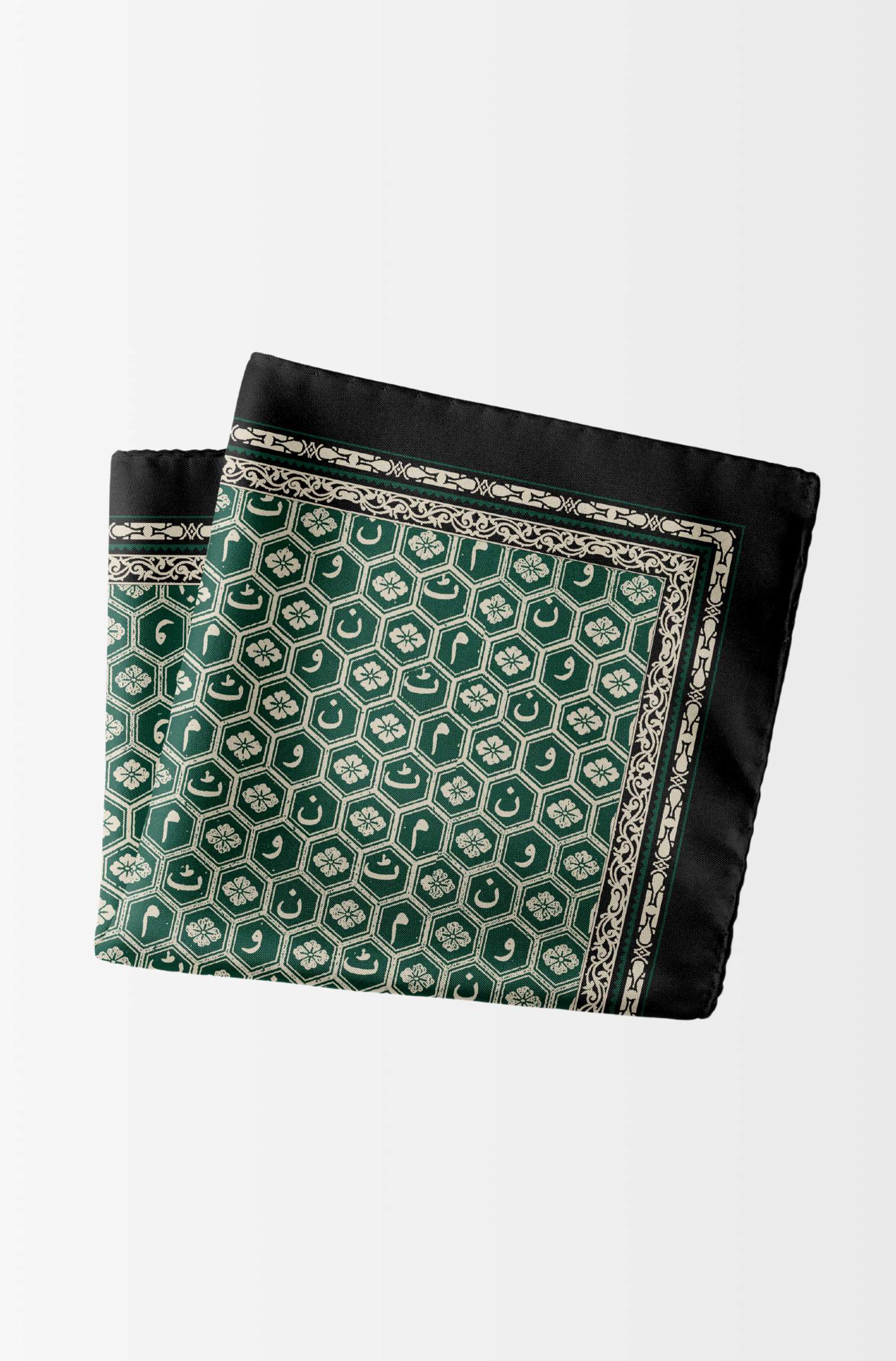 Green Uraan - Pocket Square - Image 3