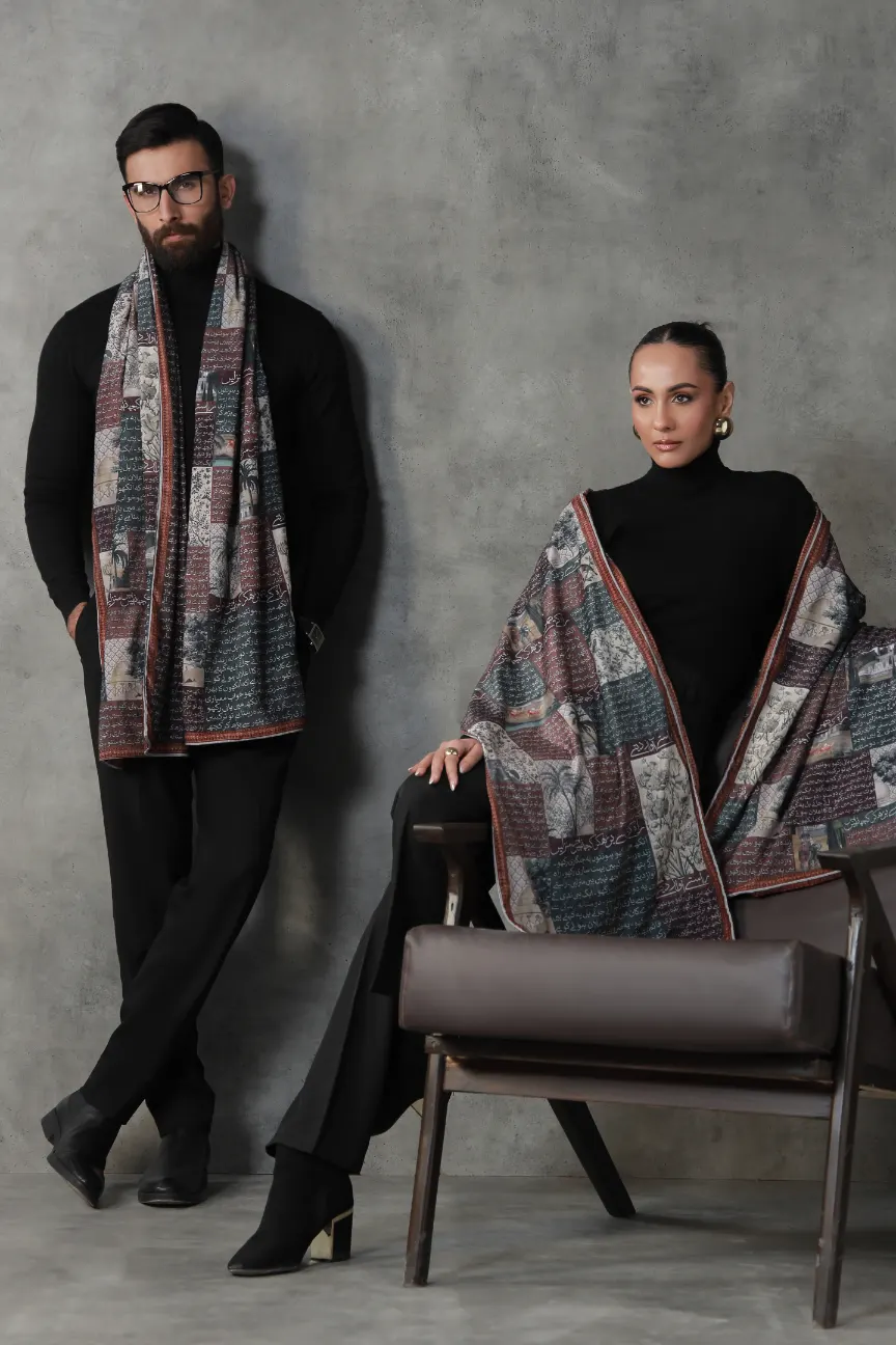 Guzarish Velvet Stole - Image 10