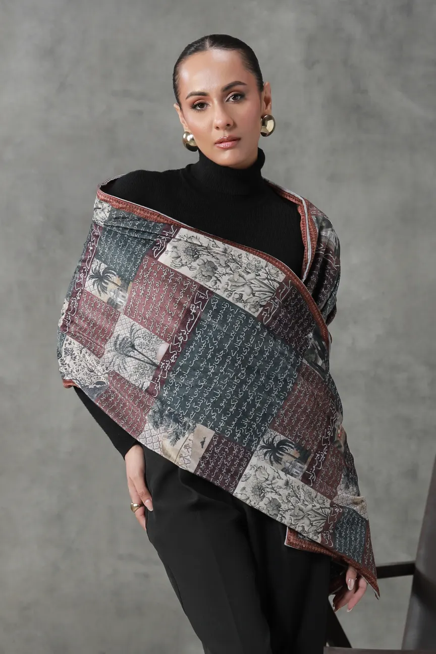 Guzarish Velvet Stole - Image 4