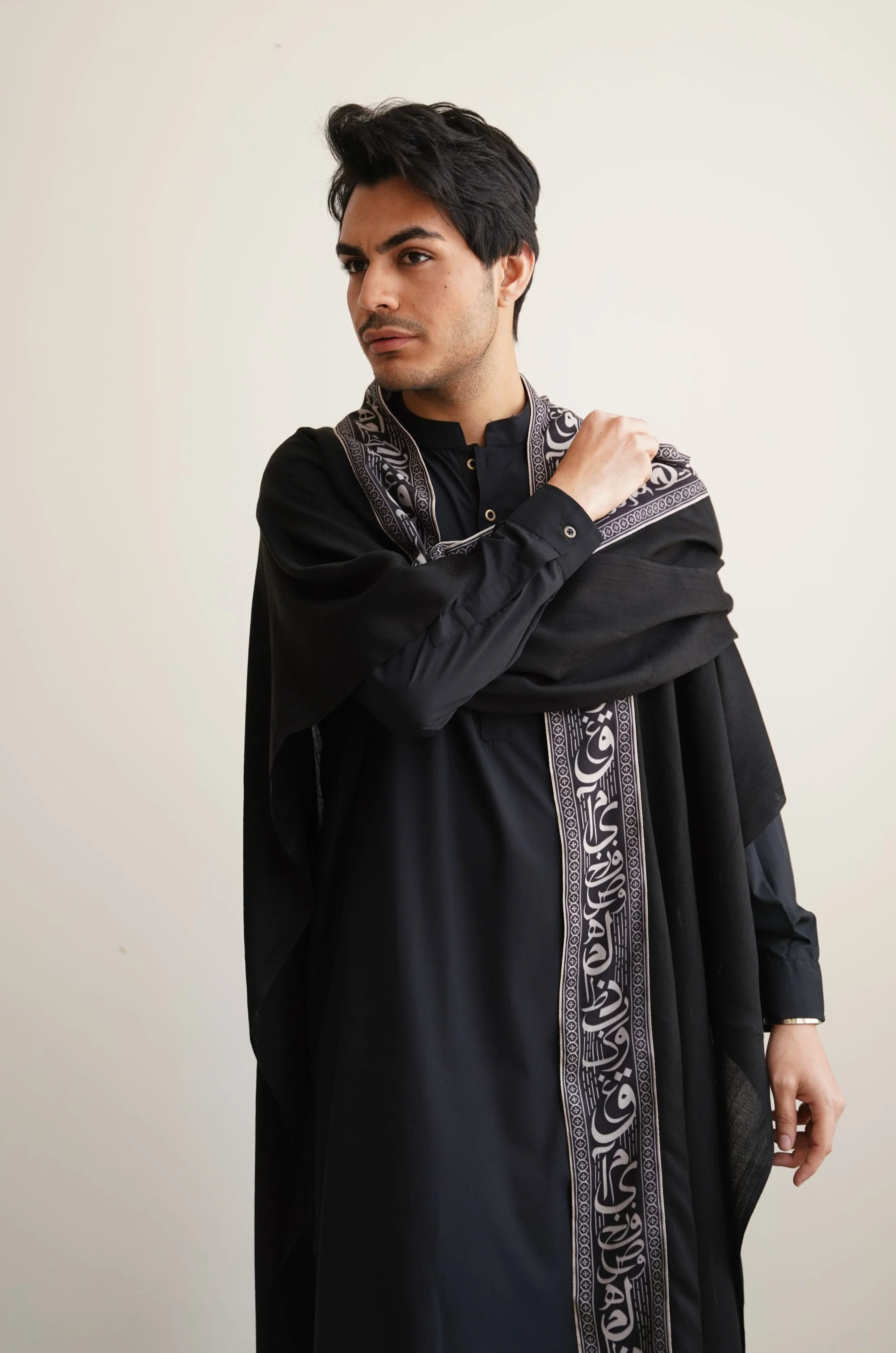 Huroof Cape - Black - Image 3