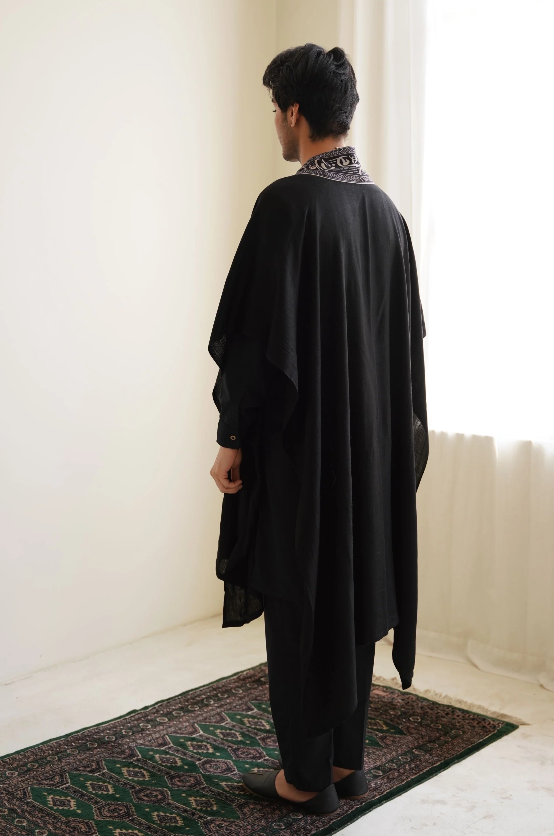 Huroof Cape - Black - Image 4