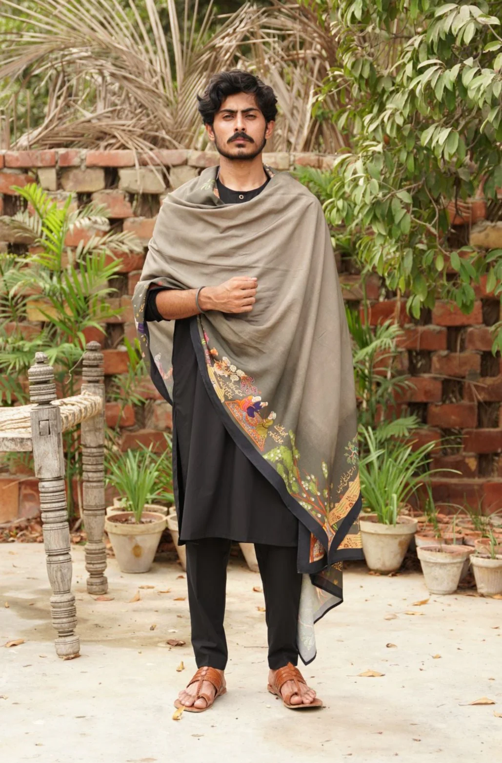 Ishq Odhni - Grey - Image 2