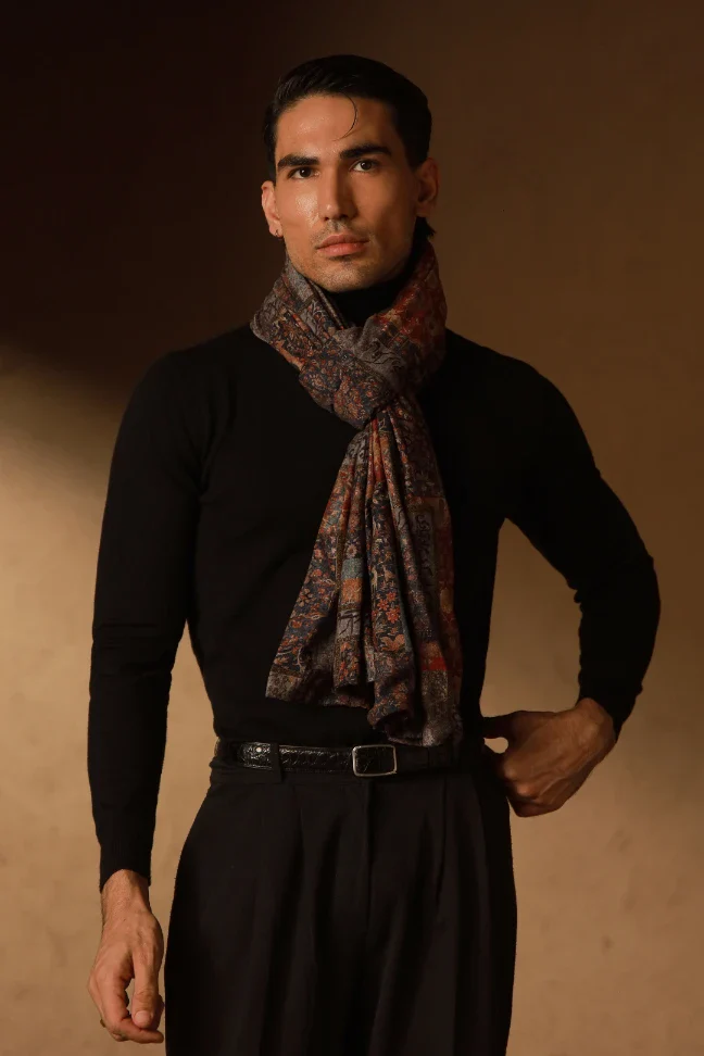 Izhaar Velvet Stole - Image 7