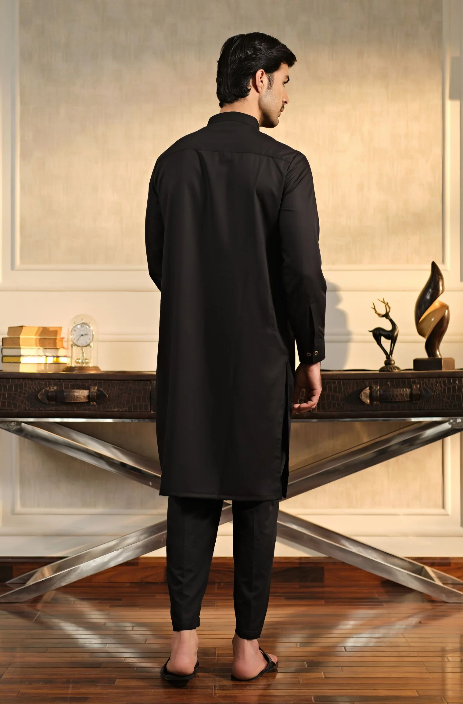 Jet Black - Sherwani (Men) - Image 5
