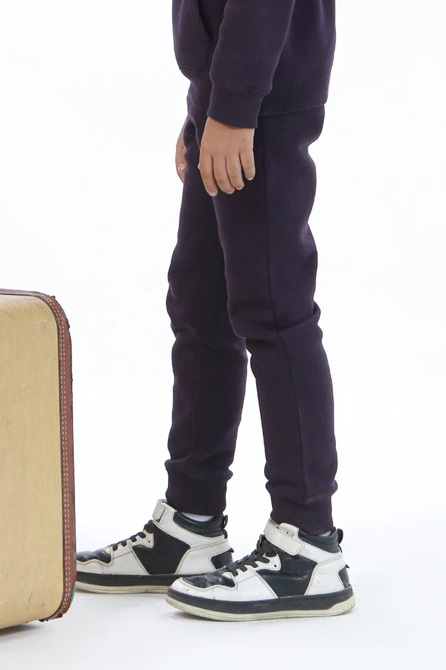 Jogger Pants (Kids) - Deep Purple - Image 3