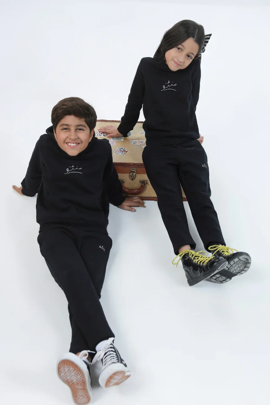 Jogger Pants (Kids) - Raven Black - Image 3
