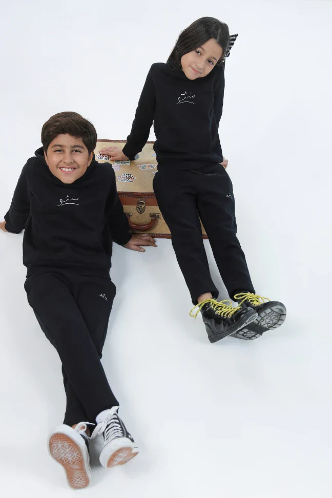 Jogger Pants (Kids) - Raven Black - Image 5