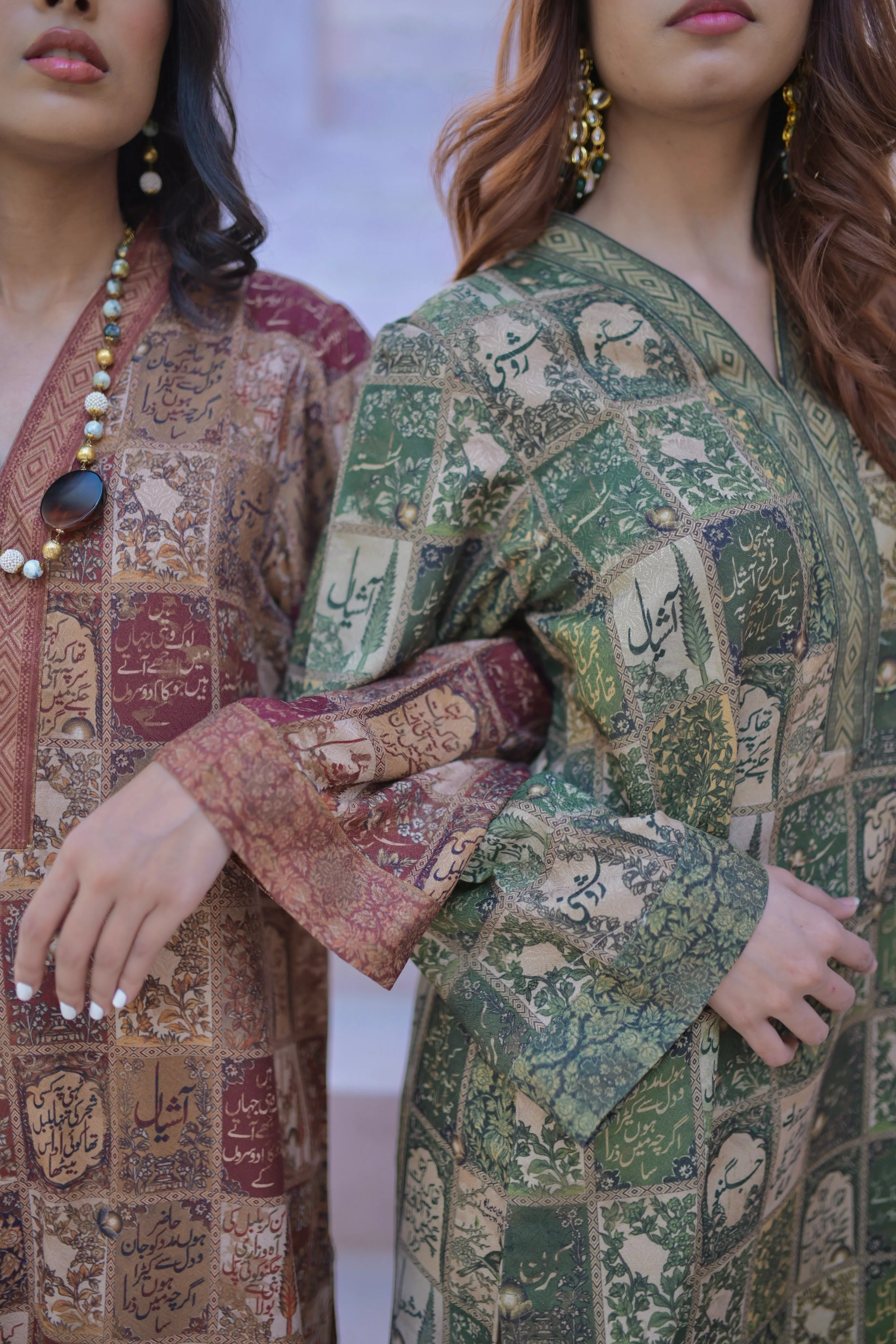 Jugnu Kurta - Antique Maroon - Image 7