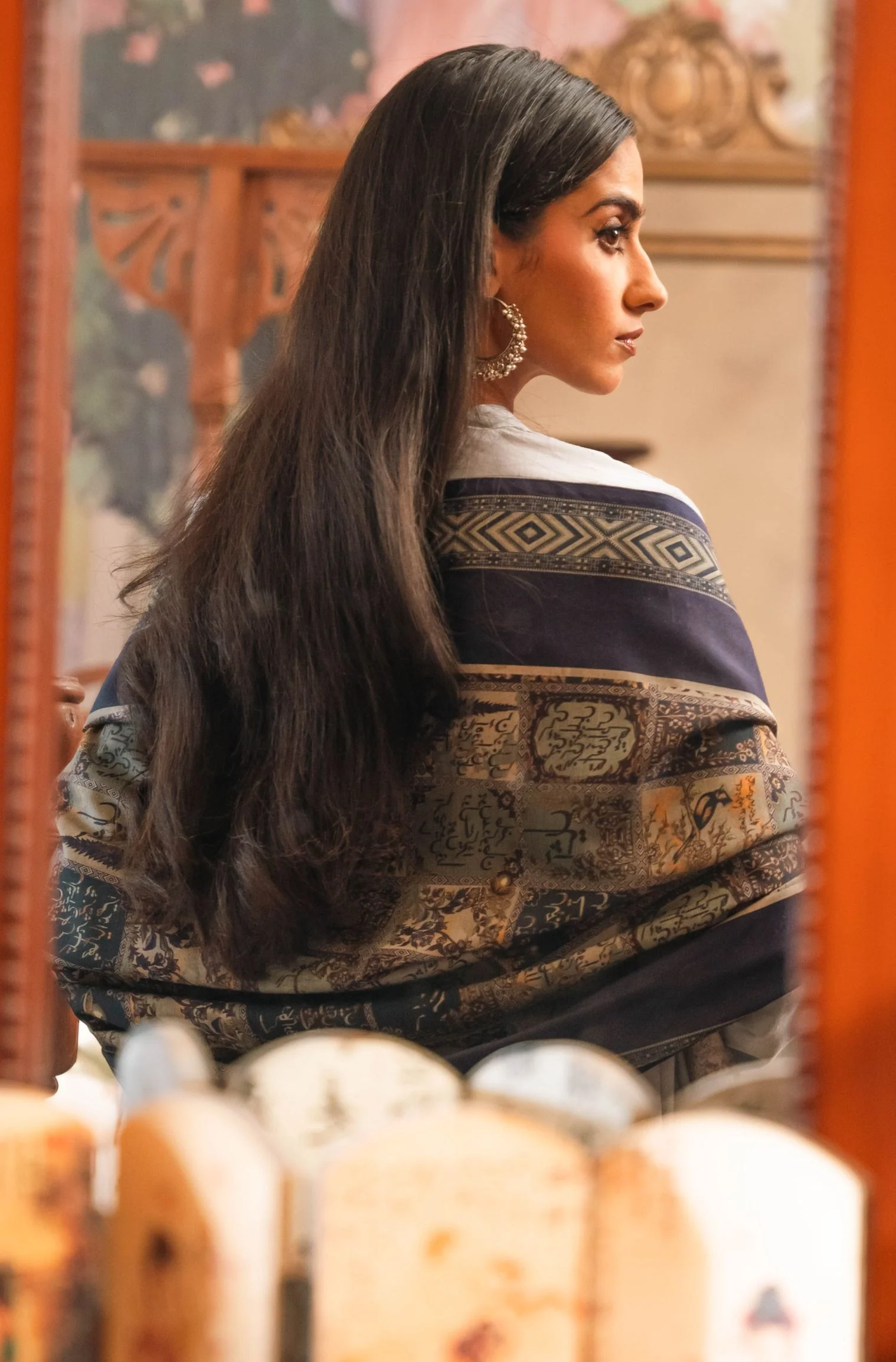 Jugnu Odhni - Imperial Blue - Image 3