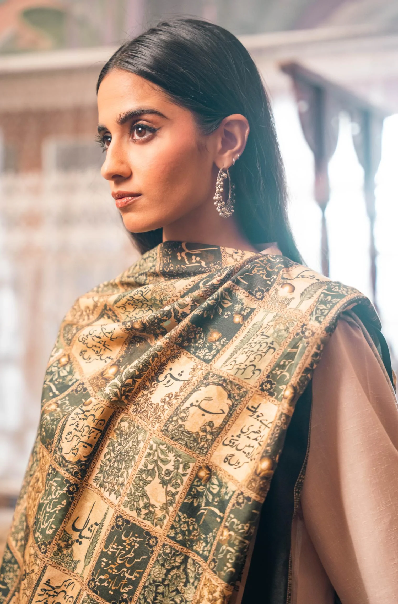 Jugnu Odhni - Royal Green - Image 4