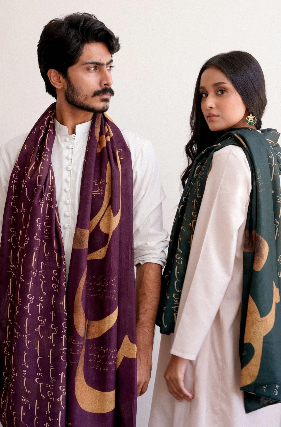 Junoon Stole - Rosewood - Image 4