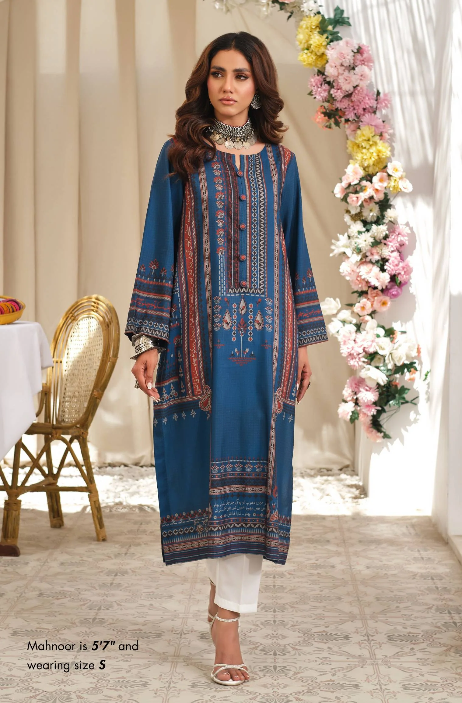 Justuju Kurta - Blue
