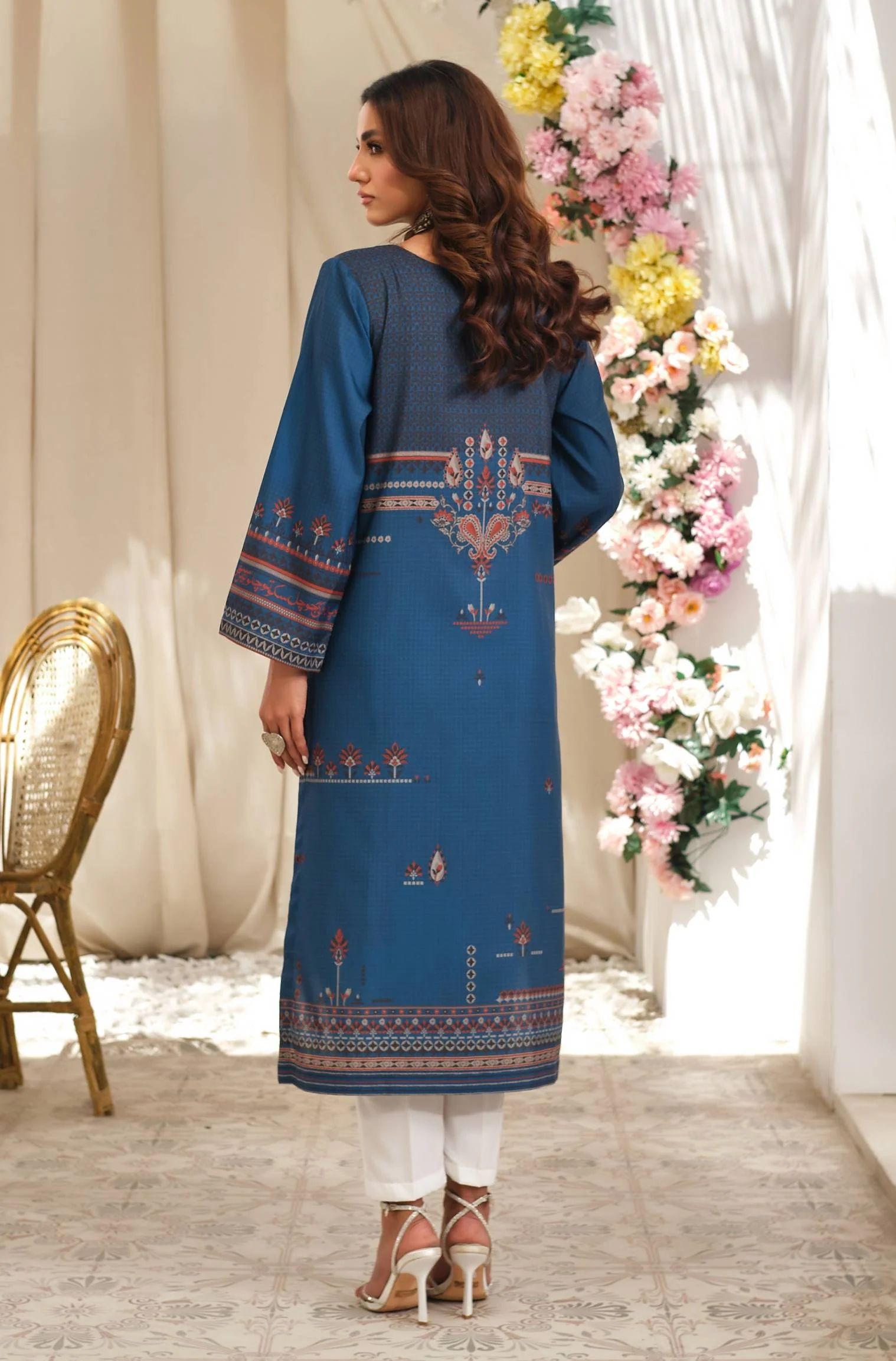 Justuju Kurta - Blue - Image 4