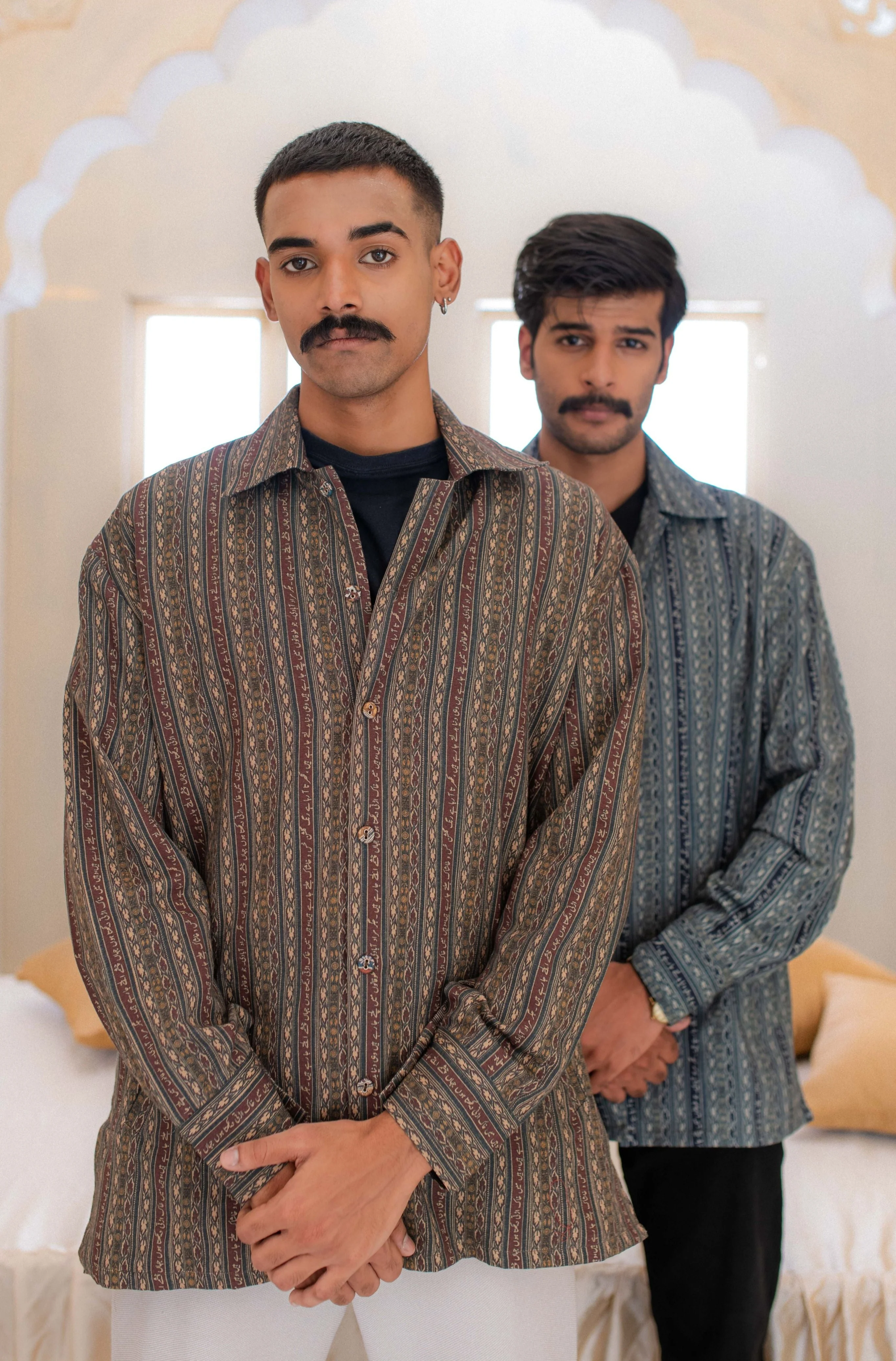 Kaavish Overshirt - Green & Brown - Image 7
