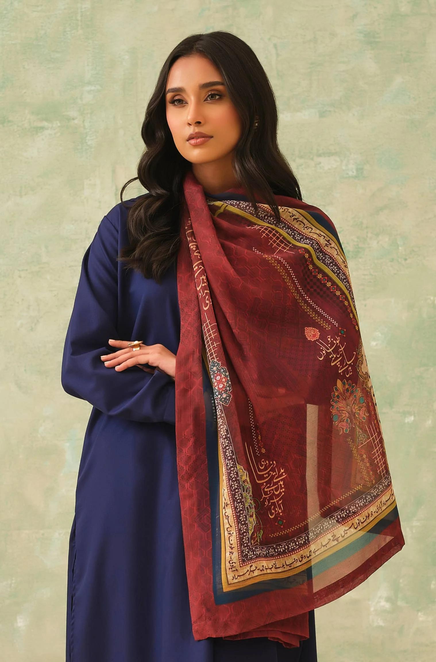 Kaavish Scarf - Rust